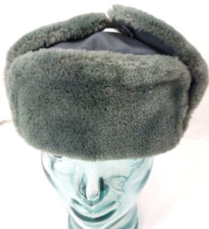 East Germany (DDR), Cold War – Dated 1990, Ministry of the Interior (MDI) Winter Ushanka Hat, Volkspolizei Issue, Size 54, VEB Perfekt Berlin