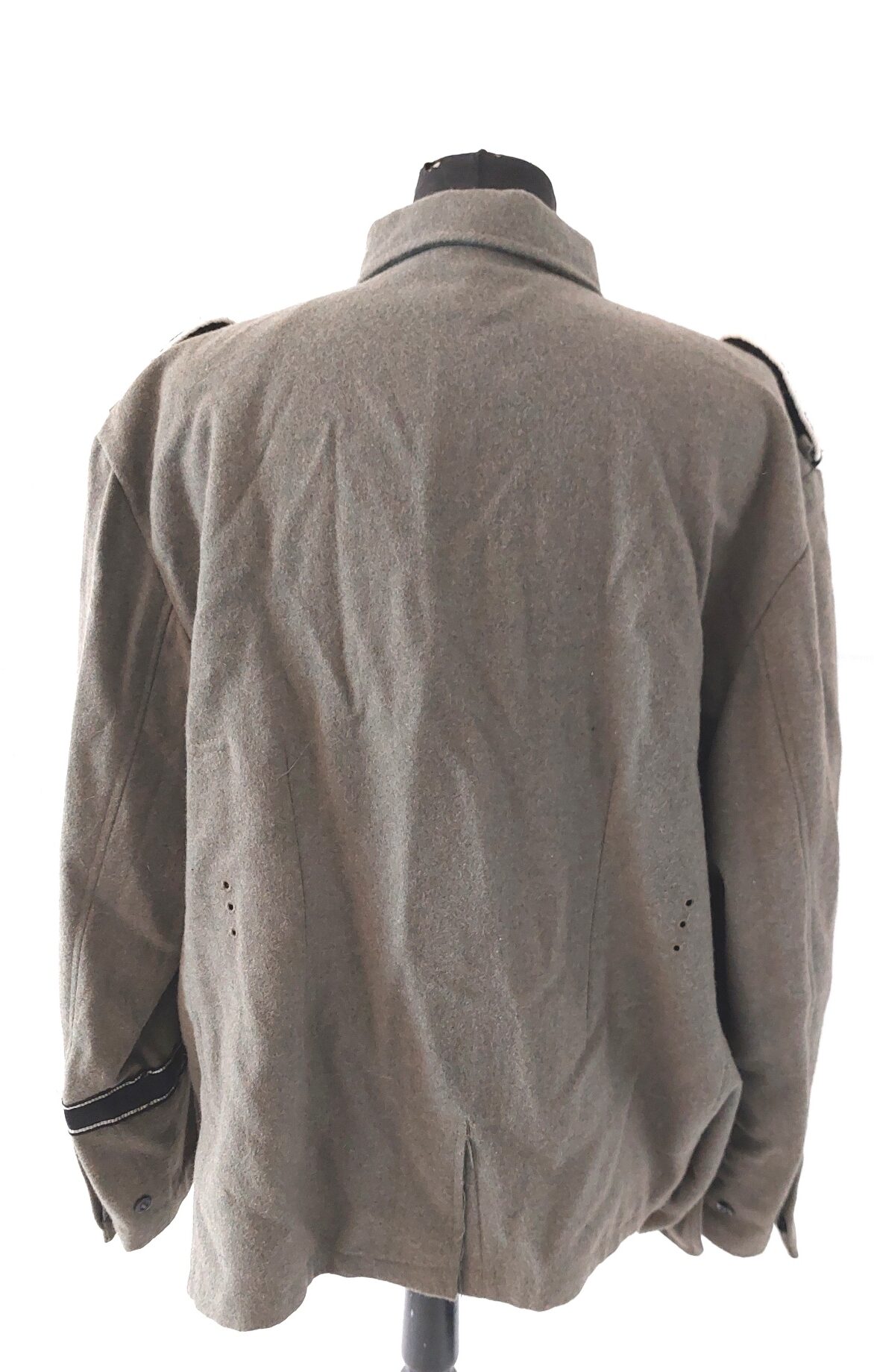 German, WWII Style, Waffen-SS Field Tunic with SS Collar Tabs and “Großdeutschland” Cuff Title, Reproduction Example, Large Size - Image 12