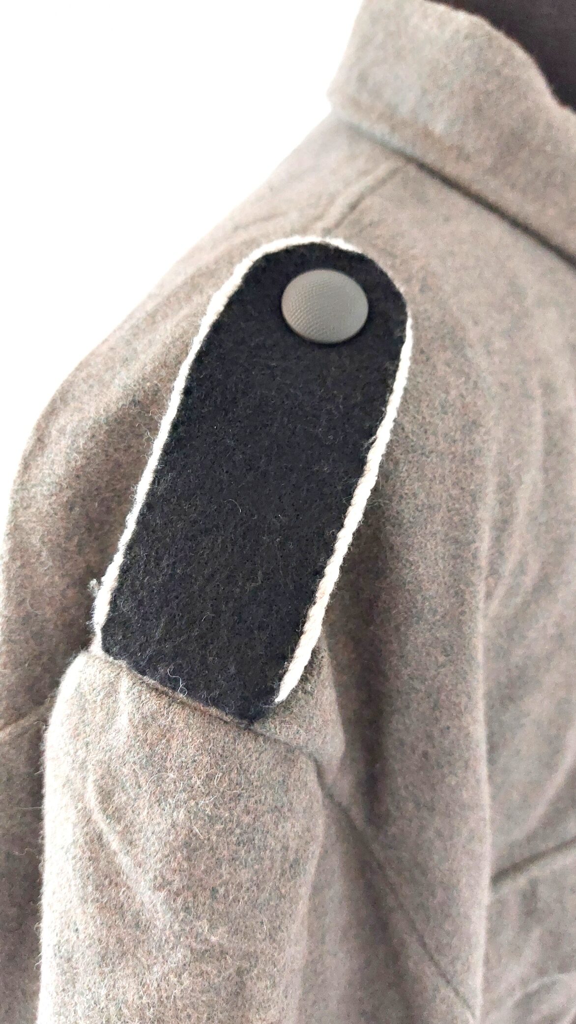 German, WWII Style, Waffen-SS Field Tunic with SS Collar Tabs and “Großdeutschland” Cuff Title, Reproduction Example, Large Size - Image 11