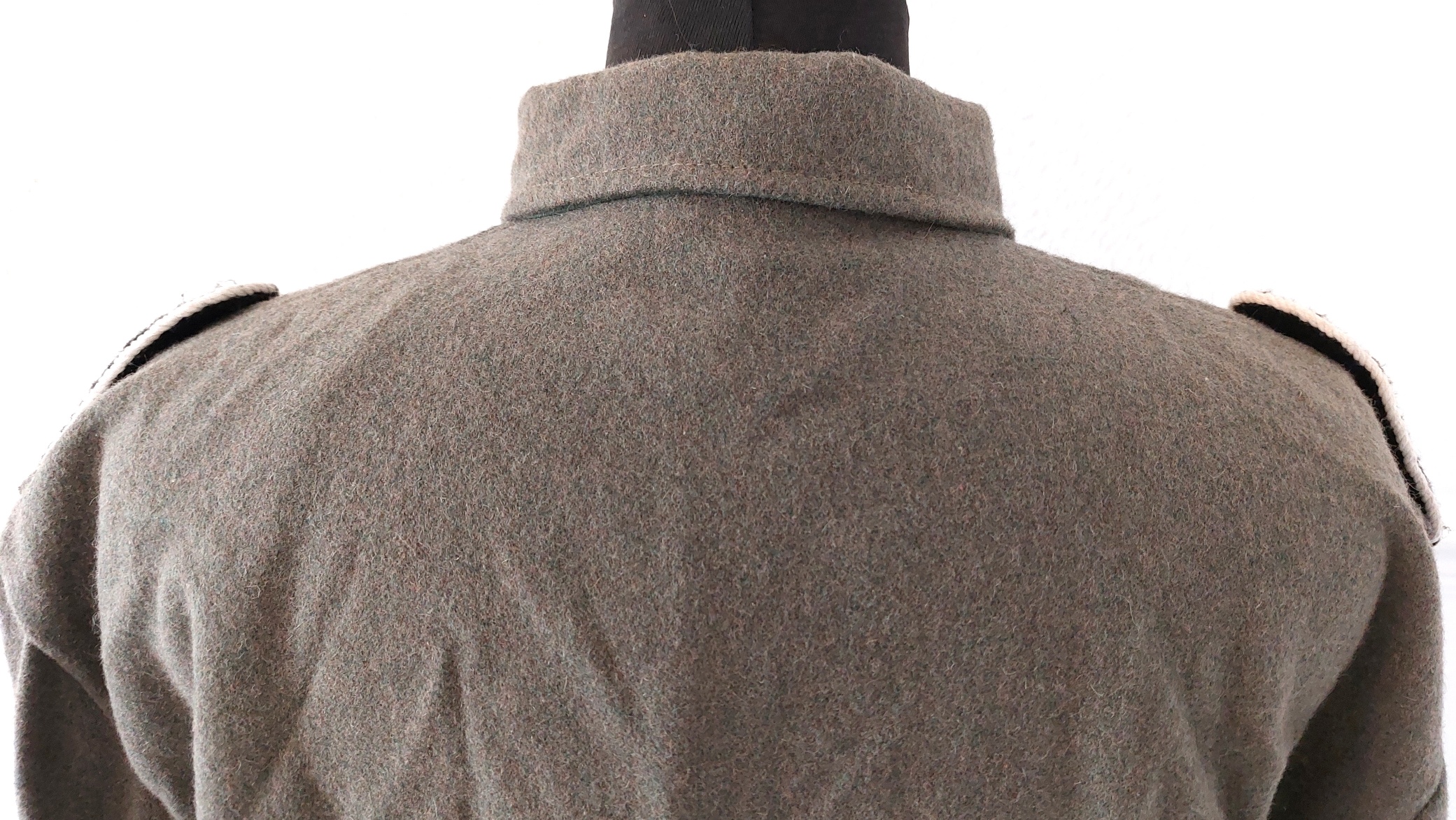 German, WWII Style, Waffen-SS Field Tunic with SS Collar Tabs and “Großdeutschland” Cuff Title, Reproduction Example, Large Size - Image 13