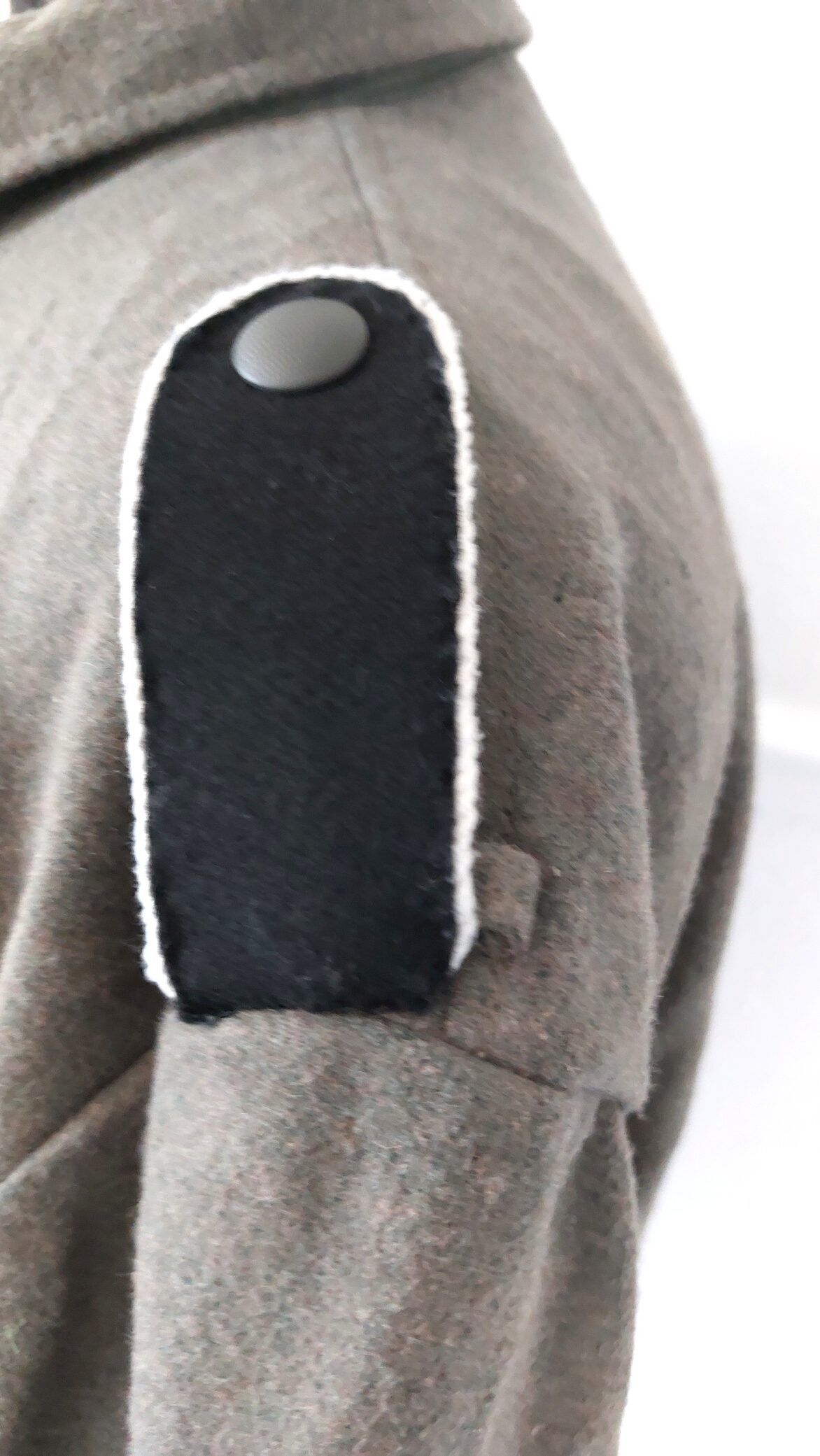 German, WWII Style, Waffen-SS Field Tunic with SS Collar Tabs and “Großdeutschland” Cuff Title, Reproduction Example, Large Size - Image 16