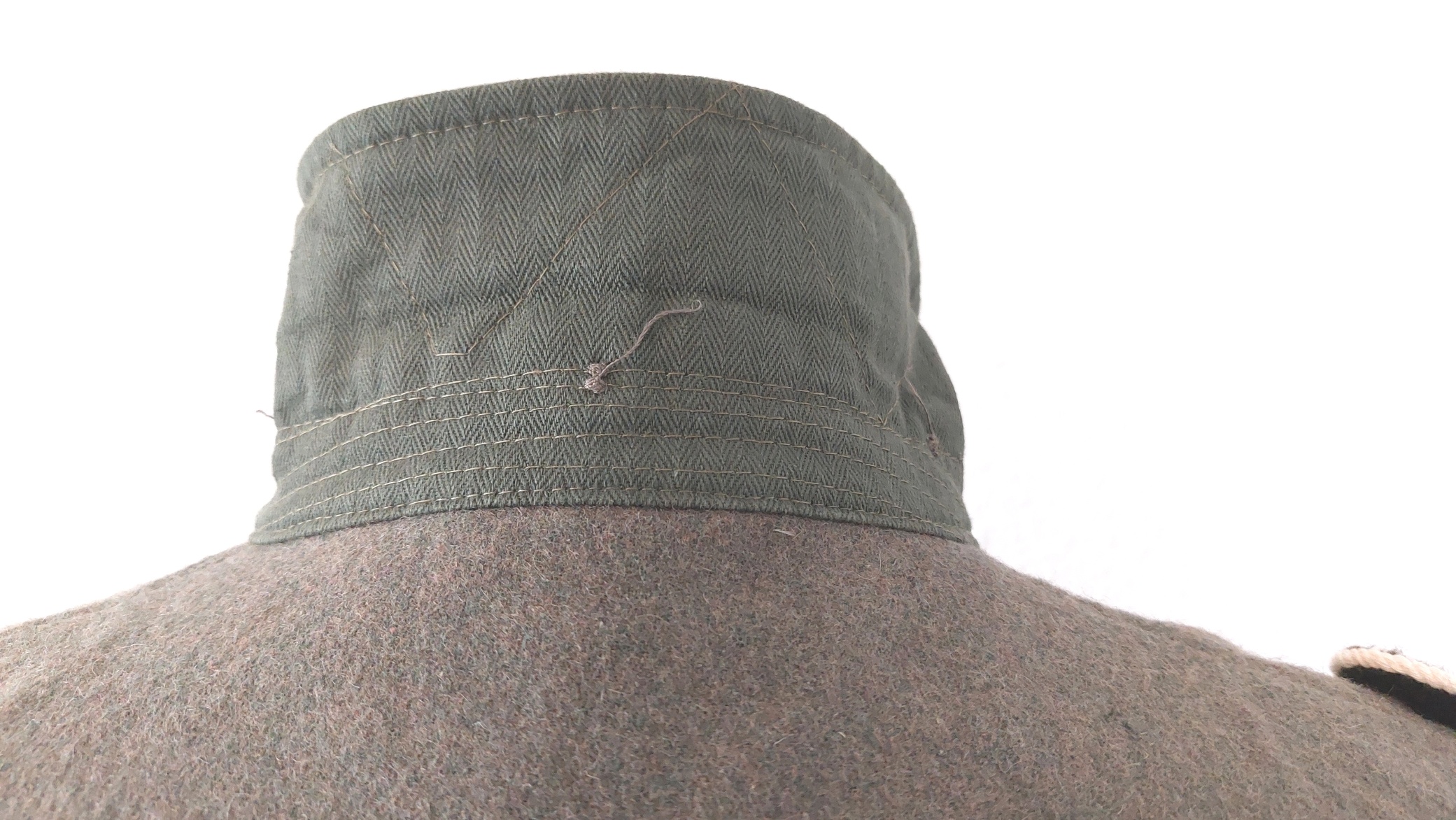 German, WWII Style, Waffen-SS Field Tunic with SS Collar Tabs and “Großdeutschland” Cuff Title, Reproduction Example, Large Size - Image 14