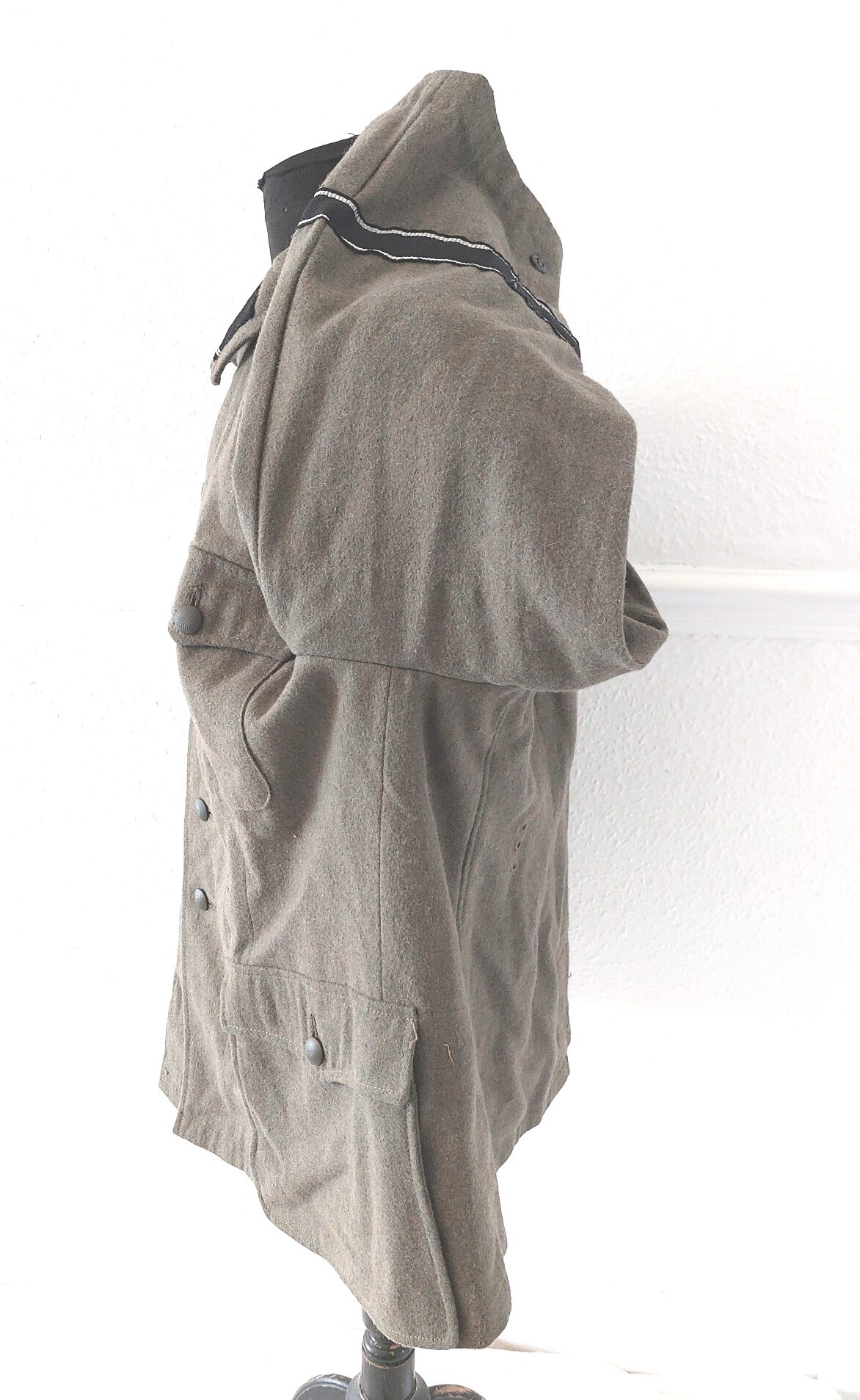 German, WWII Style, Waffen-SS Field Tunic with SS Collar Tabs and “Großdeutschland” Cuff Title, Reproduction Example, Large Size - Image 17
