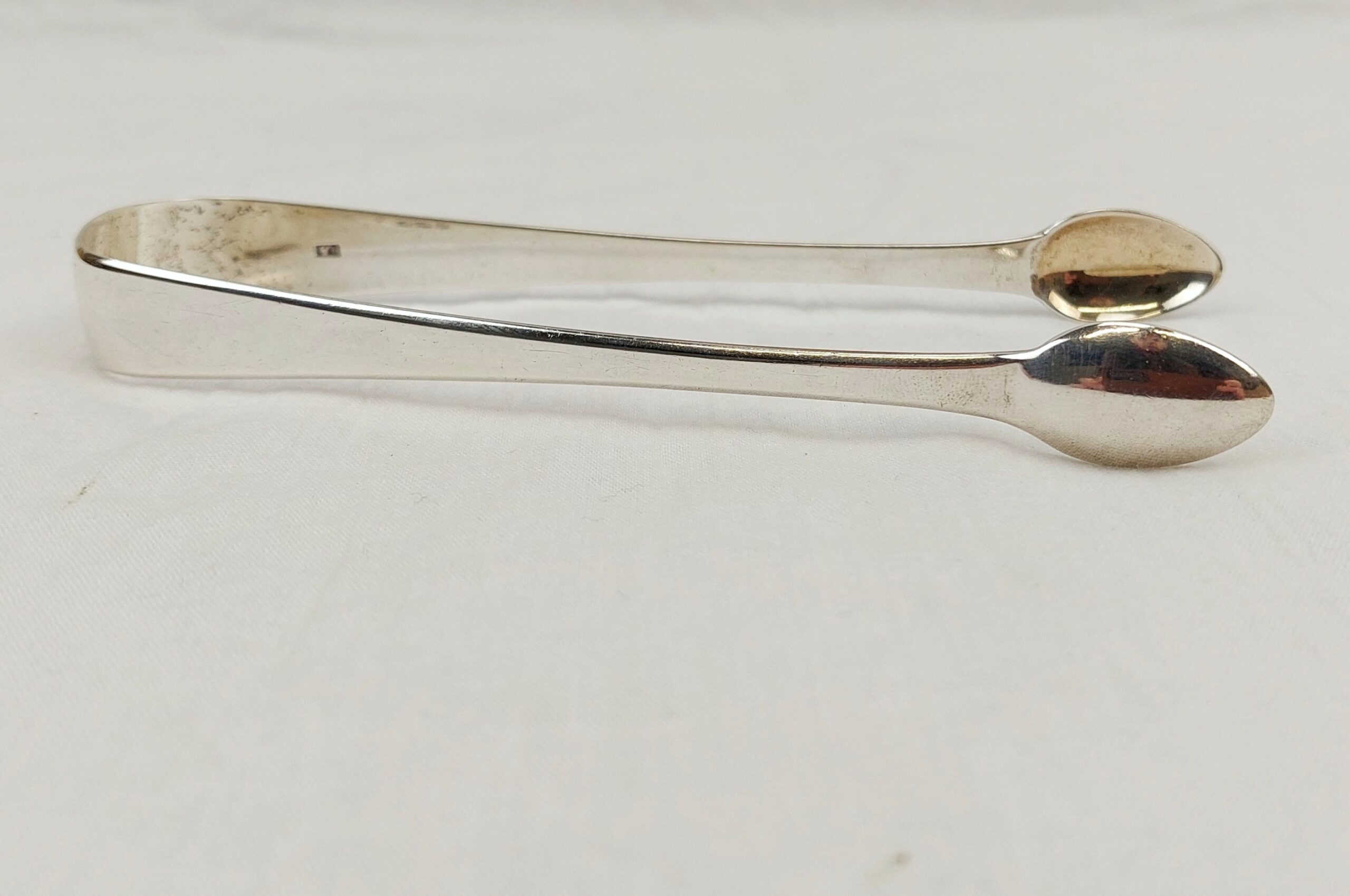 Georgian London 1805 Sterling Silver Sugar Tongs By Stephen Adams II
