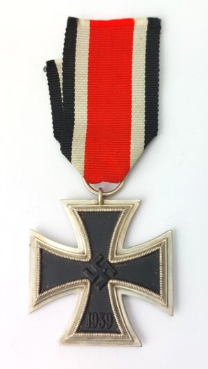 German, WW2, Iron Cross 2nd Class 1939 (Eisernes Kreuz II Klasse) with Original Ribbon, VGC