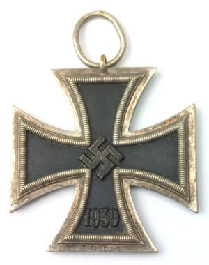 German, WW2, Iron Cross 2nd Class 1939 (Eisernes Kreuz II. Klasse), Maker Marked “22” – Boerger & Co., Berlin