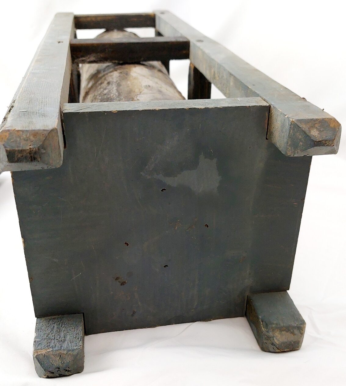 German, WW2, Waffen-SS SS-Flak-Ers-Abt Marked Ammunition Transport Tube & Wooden Transit Crate - Image 10