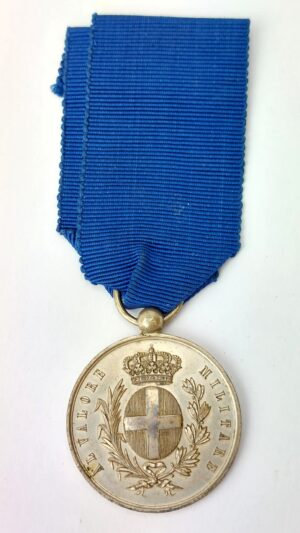 Italian (Kingdom of Sardinia), Crimean War Medal 1854–1856, Named to Major J. D. Shakespear, Royal Horse Artillery – Battle of Balaklava Officer