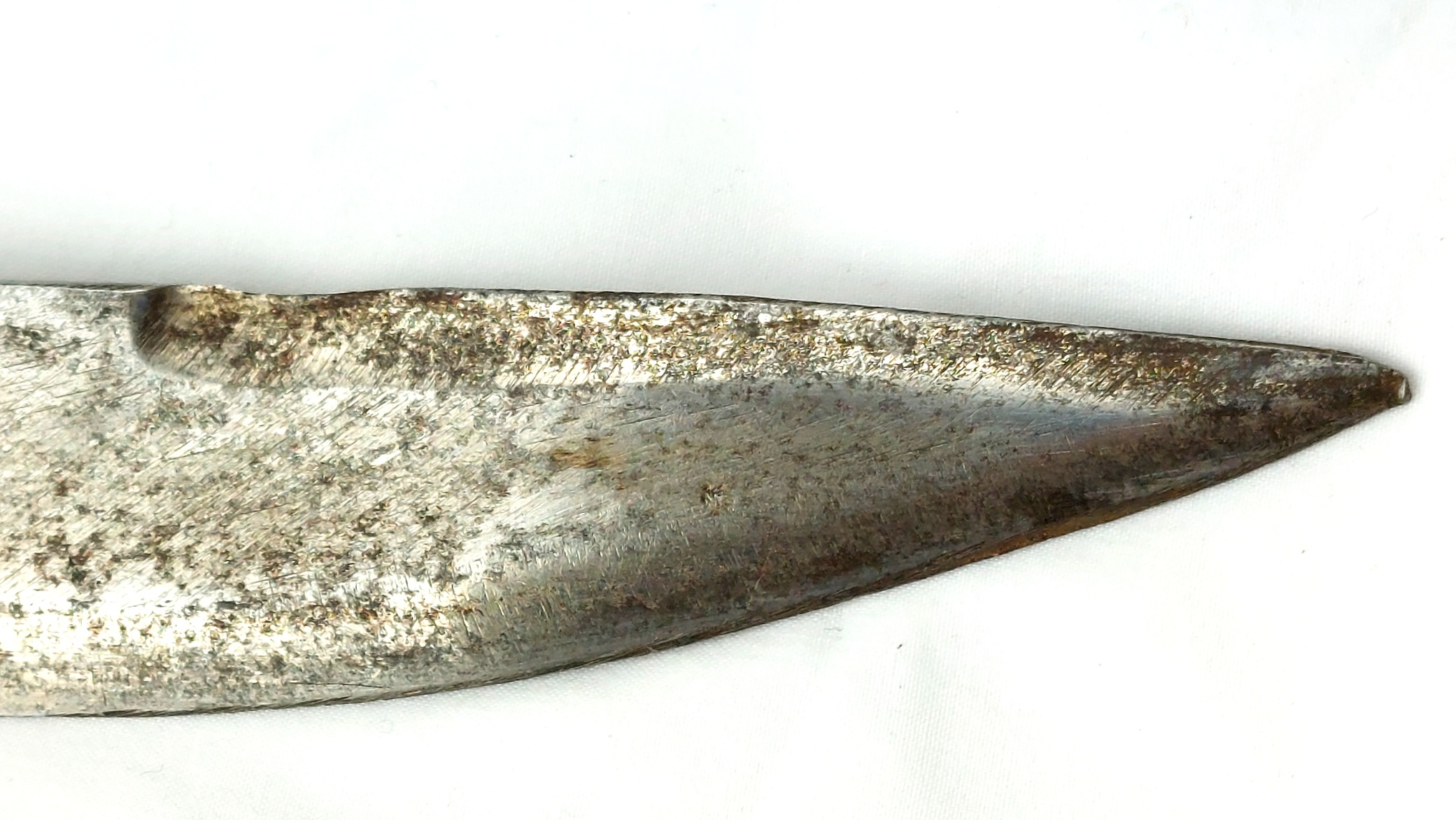 Indian, Late 20th Century, Ceremonial Talwar Dagger / Short Sword with Camel Head Hilt and Velvet Covered Scabbard - Image 13