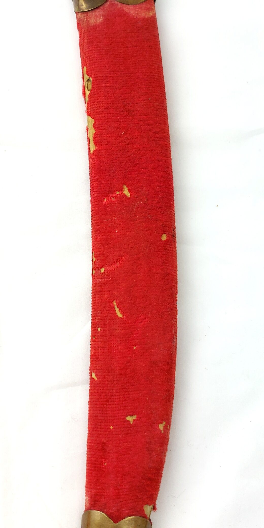 Indian, Late 20th Century, Ceremonial Talwar Dagger / Short Sword with Camel Head Hilt and Velvet Covered Scabbard - Image 23