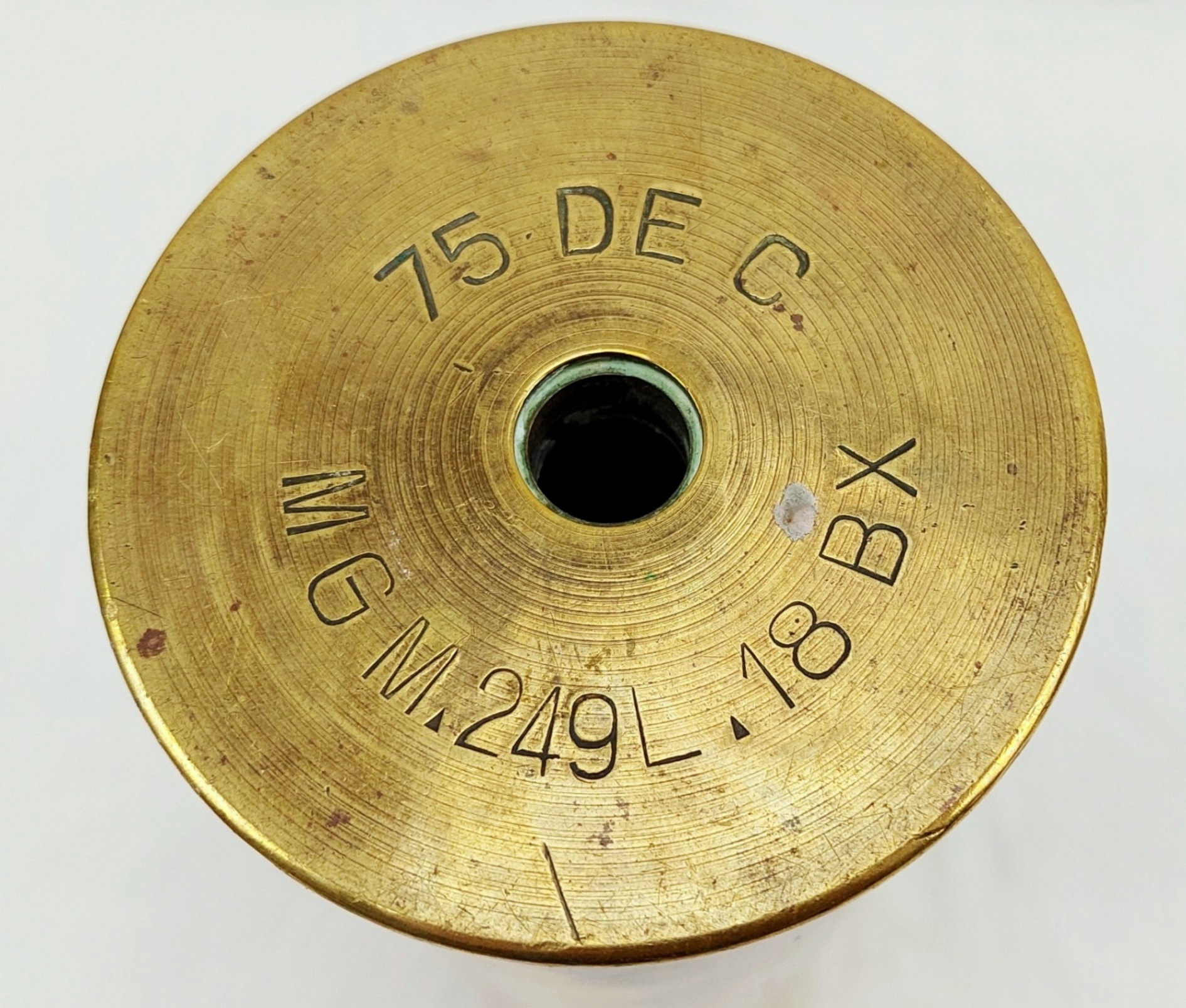 Inert 1918 Dated French 75mm Shell - Image 5