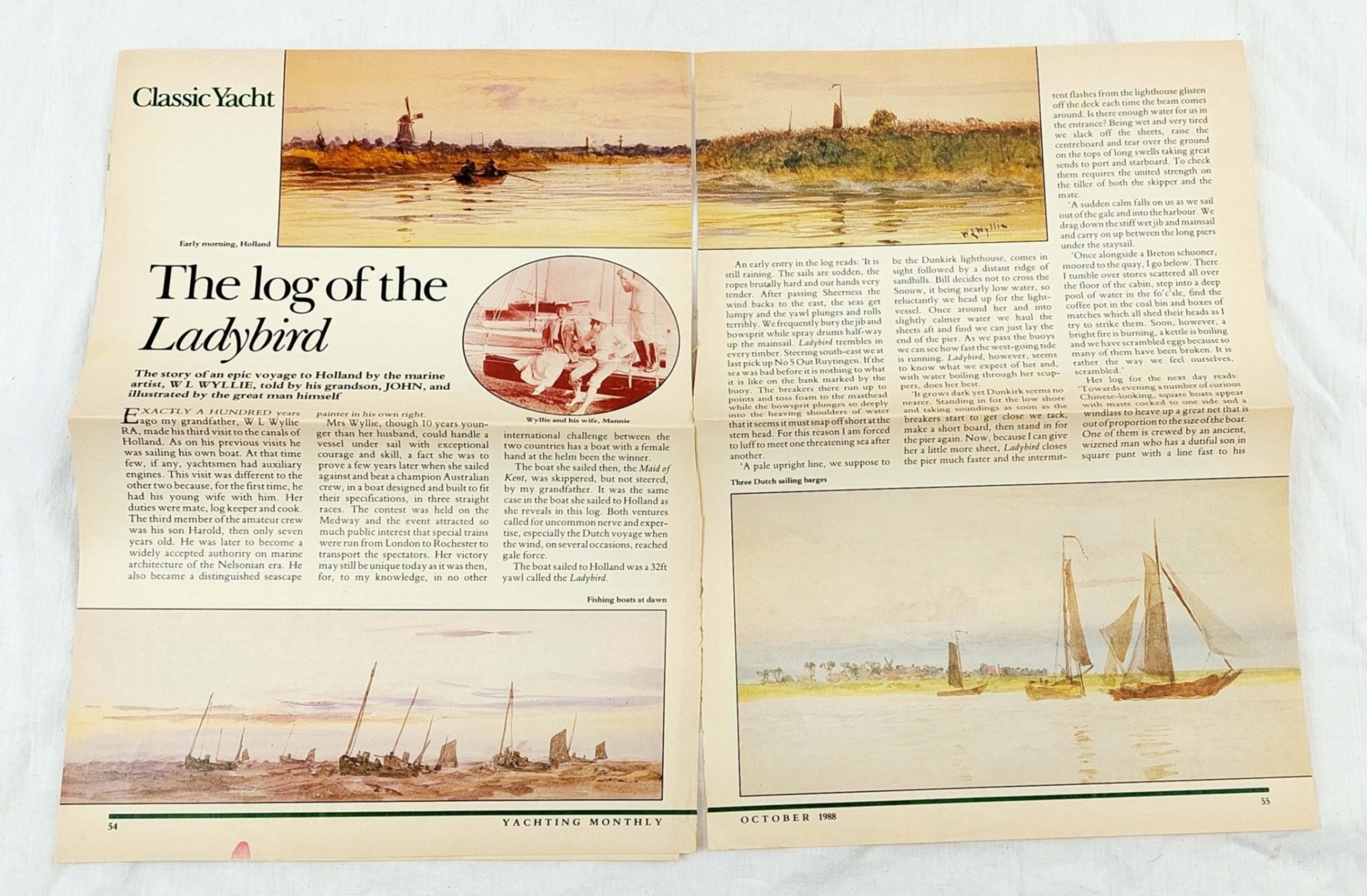 London To The Nore By W L Wyllie 1895 Hardback Book - Image 7