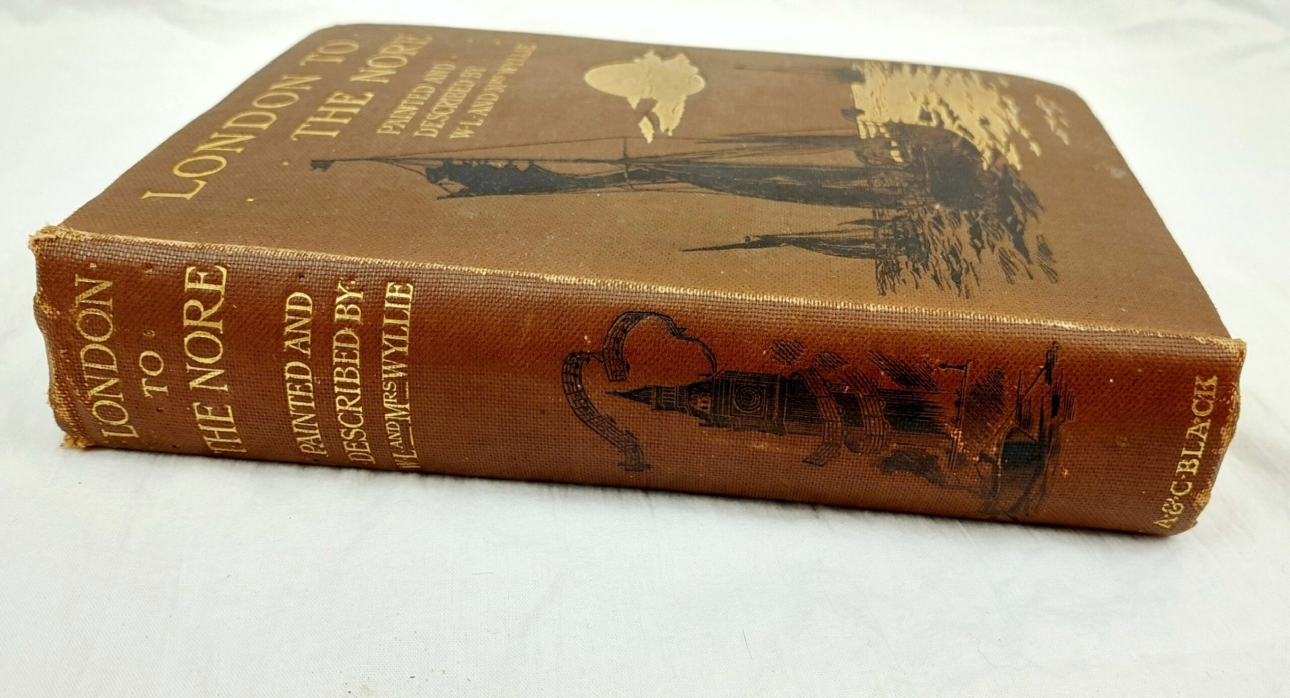 London To The Nore By W L Wyllie 1895 Hardback Book - Image 2