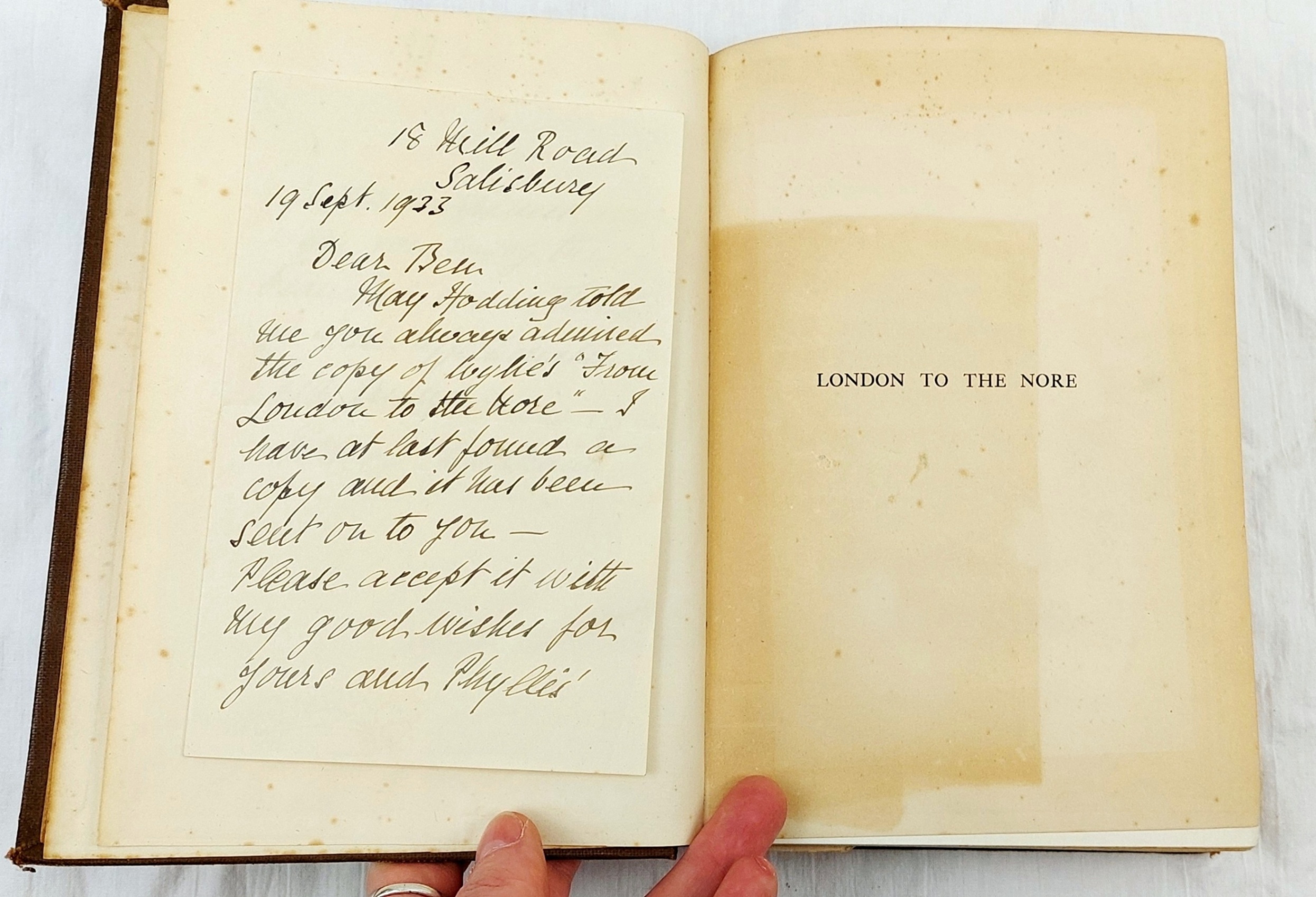 London To The Nore By W L Wyllie 1895 Hardback Book - Image 17