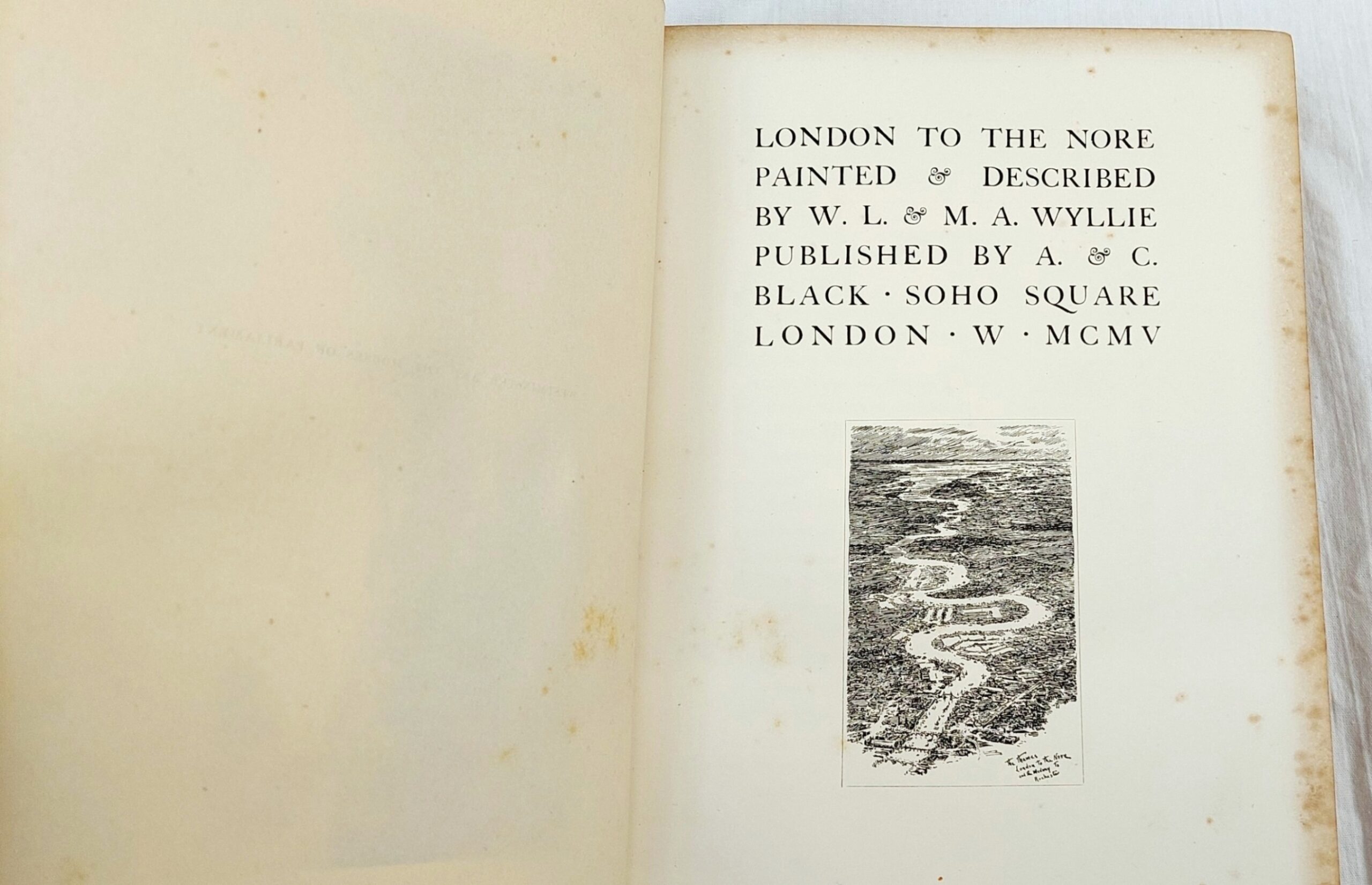 London To The Nore By W L Wyllie 1895 Hardback Book - Image 15