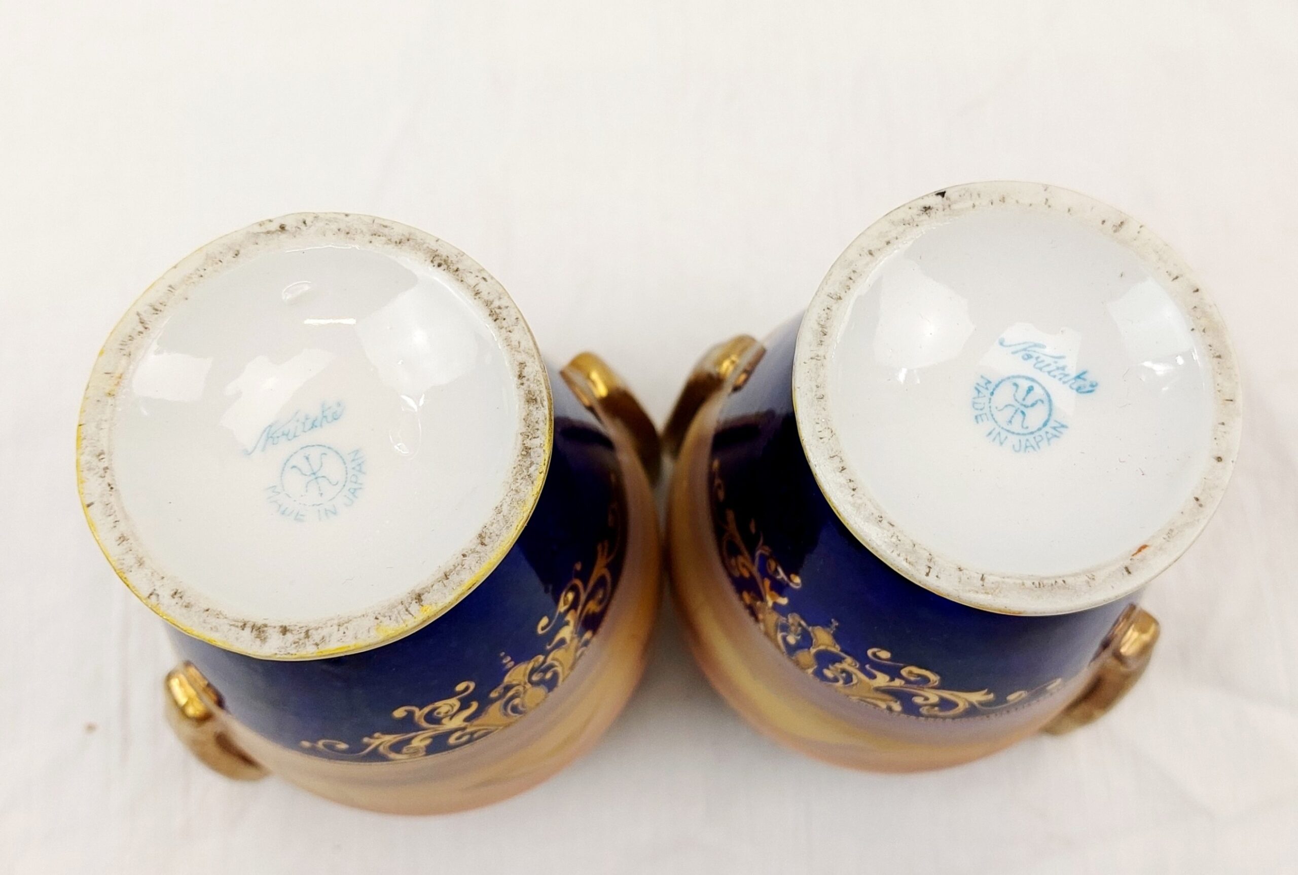 Pair Of 1920s Noritake Of Japan Vases With Egyptian Desert Scenes - Image 8