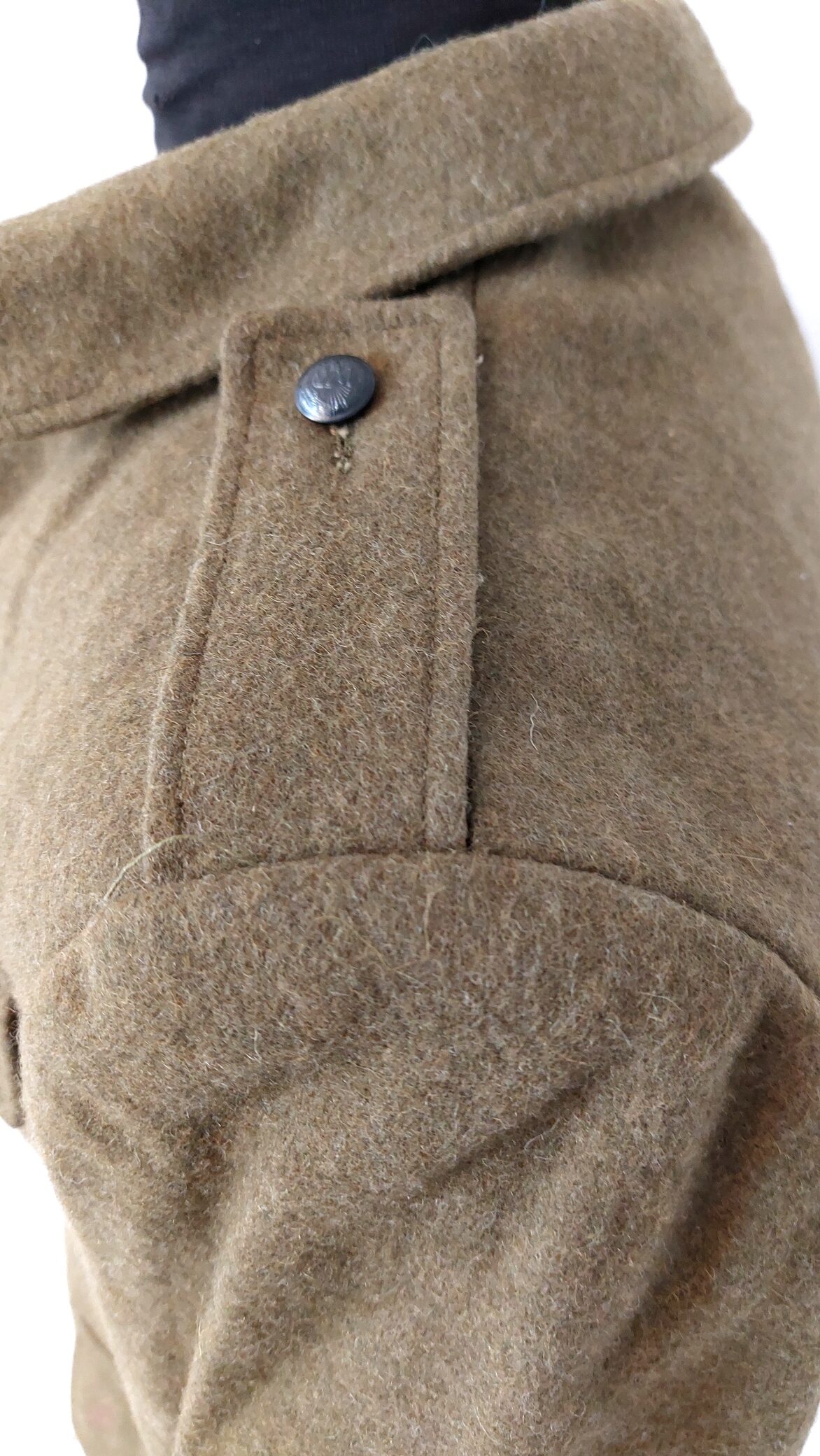 Romanian, 1976, Romanian People’s Army Wool Service Tunic, Râmnicu Sărat Factory Label, Socialist State Emblem Buttons, Size 42 (Small) - Image 14