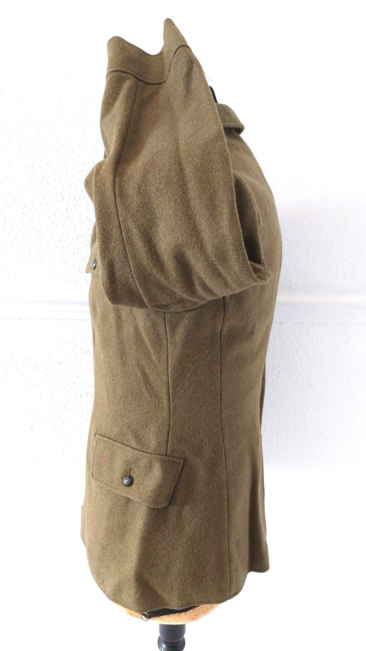 Romanian, 1976, Romanian People’s Army Wool Service Tunic, Râmnicu Sărat Factory Label, Socialist State Emblem Buttons, Size 42 (Small) - Image 13