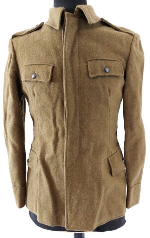 Romania, Cold War - Dated 1977, Romanian People's Army Wool Service Tunic, Socialist Republic Buttons, Made at Întreprinderea de Confecții RM. Sărat, Size 44