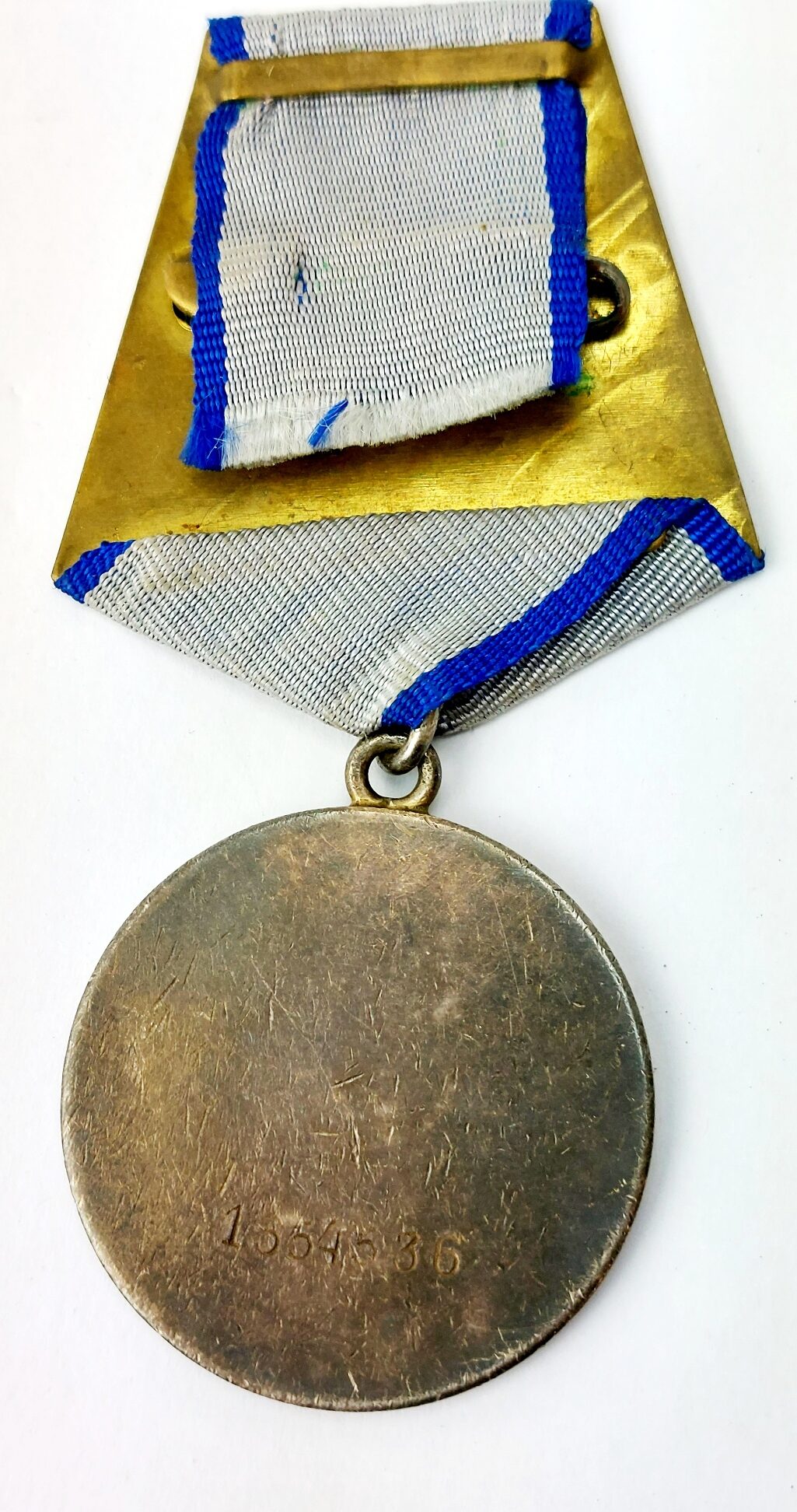 Soviet Union, WW2, Medal “For Courage” (Медаль «За Отвагу»), Silver, Numbered 1664536 - Image 3