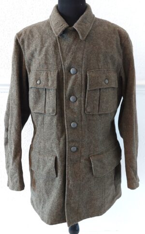 Swedish, Dated 1955, Swedish Army M39 Wool Field Jacket, Tre Kronor Buttons, Derber Maker, Size 104