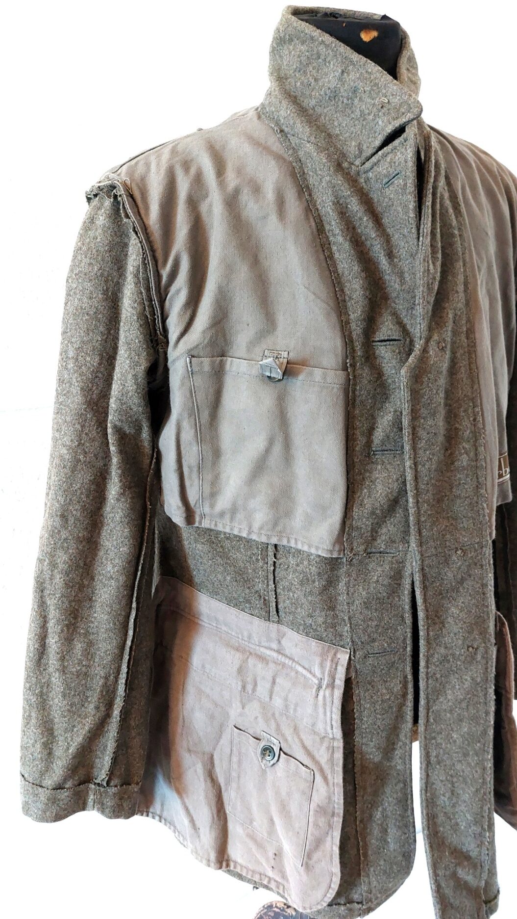 Swedish, Dated 1955, Swedish Army M39 Wool Field Jacket, Tre Kronor Buttons, Derber Maker, Size 104 - Image 16