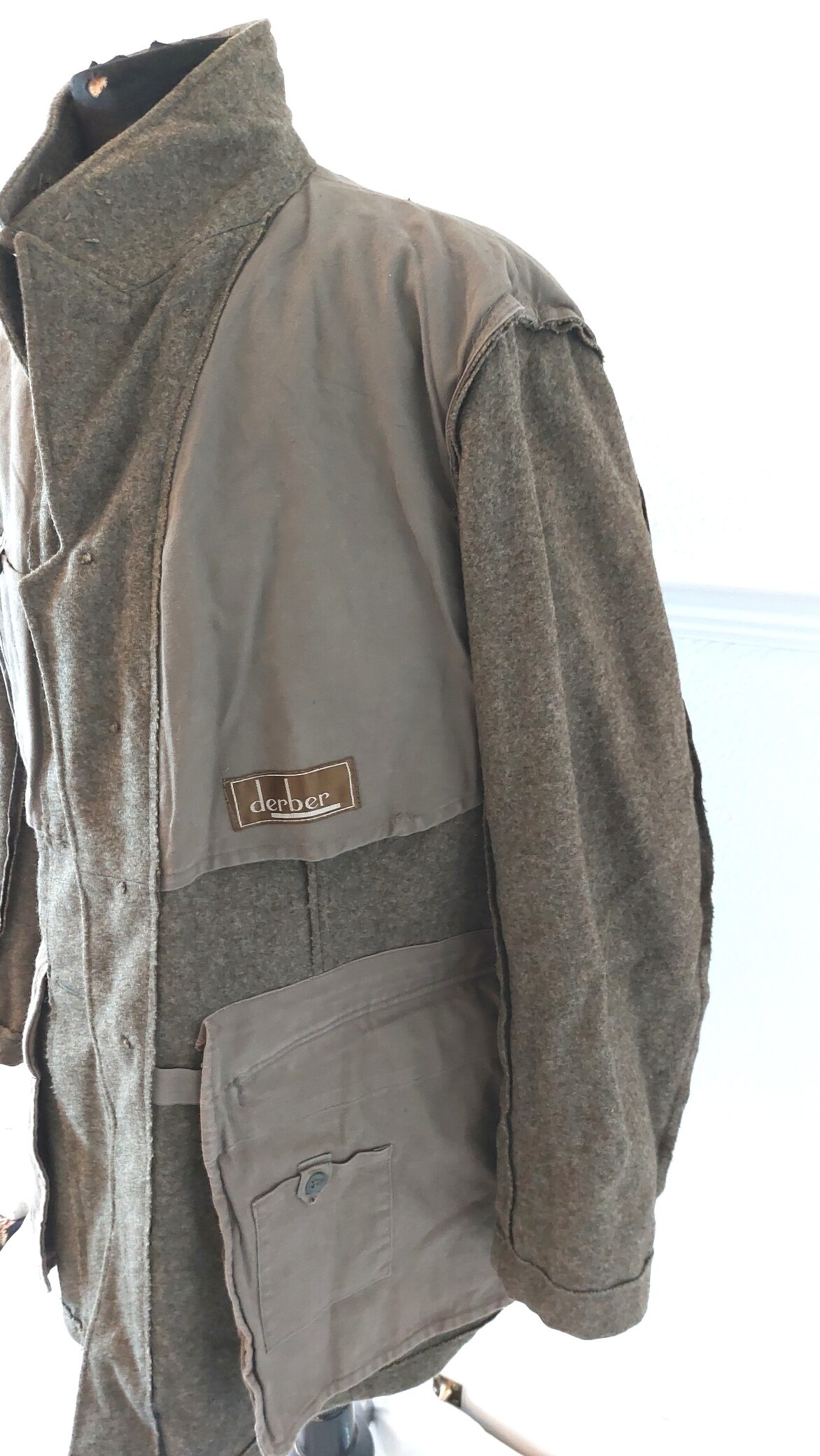 Swedish, Dated 1955, Swedish Army M39 Wool Field Jacket, Tre Kronor Buttons, Derber Maker, Size 104 - Image 17