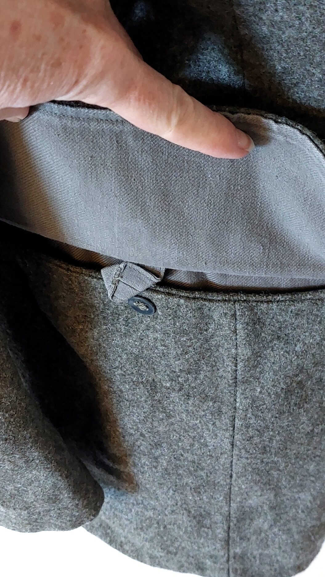 Swedish, Dated 1955, Swedish Army M39 Wool Field Jacket, Tre Kronor Buttons, Derber Maker, Size 104 - Image 5