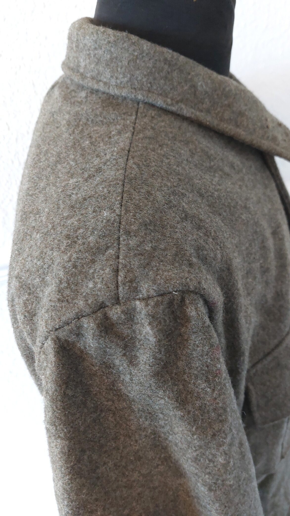 Swedish, Dated 1955, Swedish Army M39 Wool Field Jacket, Tre Kronor Buttons, Derber Maker, Size 104 - Image 7