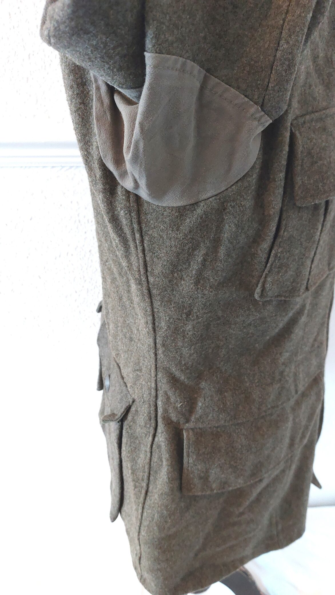 Swedish, Dated 1955, Swedish Army M39 Wool Field Jacket, Tre Kronor Buttons, Derber Maker, Size 104 - Image 8