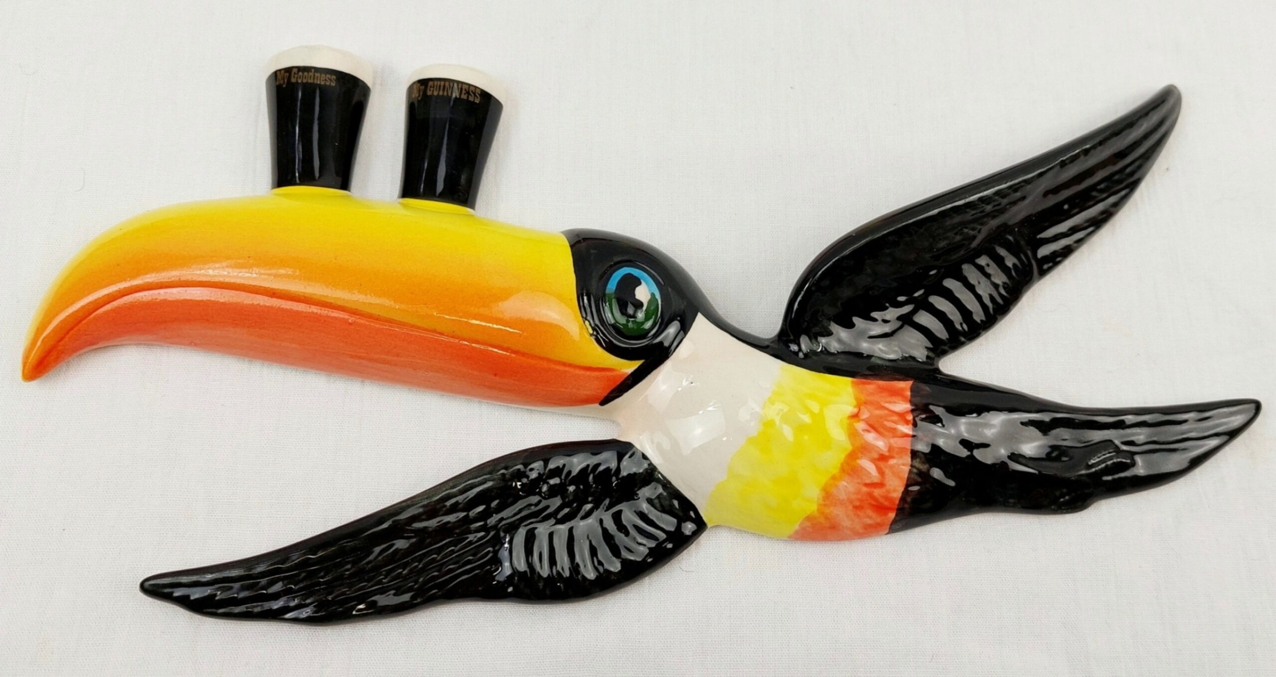 Three Carlton Ware Guinness Toucan Wall Plaques - Image 4