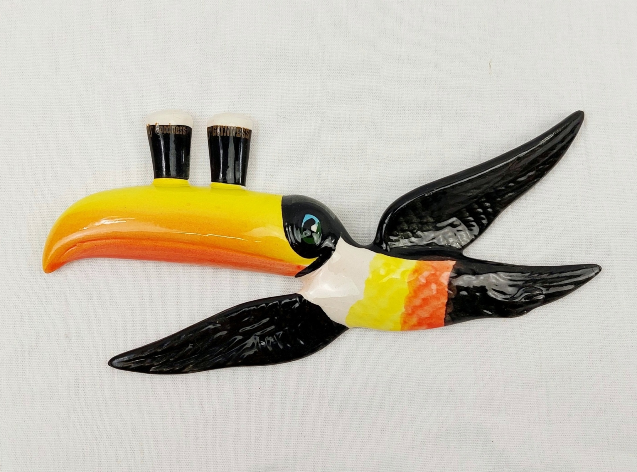Three Carlton Ware Guinness Toucan Wall Plaques - Image 2