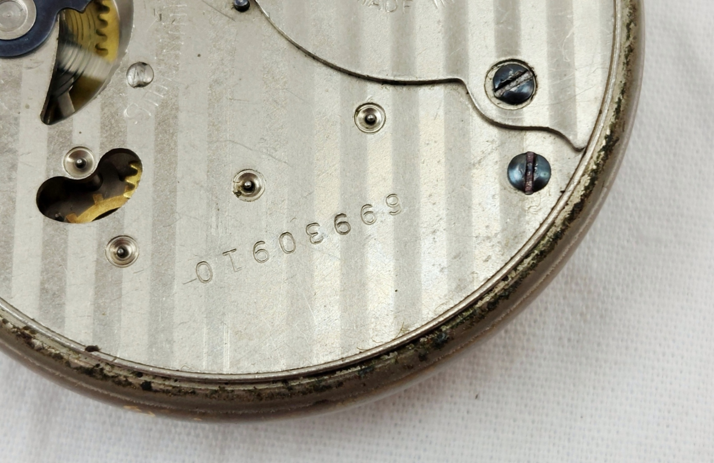 Top Wind 1920s Chromed Brass Ingersoll Yankee Pocket Watch - Image 9