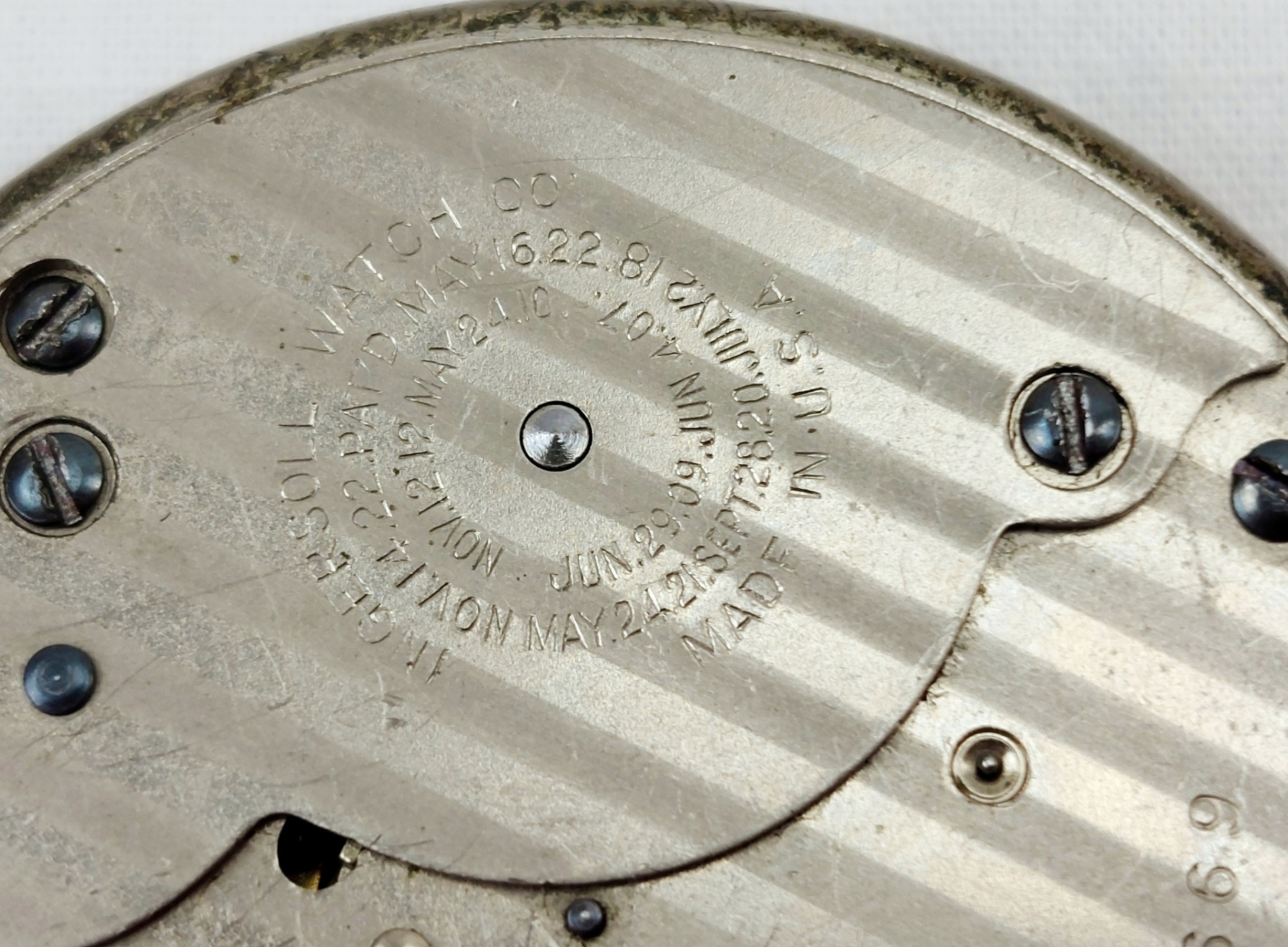 Top Wind 1920s Chromed Brass Ingersoll Yankee Pocket Watch - Image 8