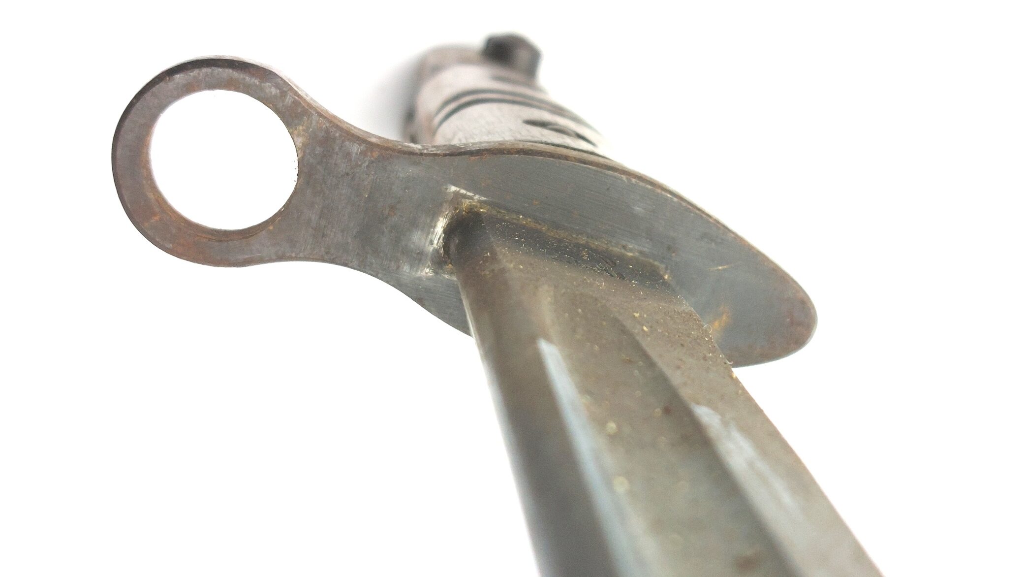 US, WW1 - Dated 1917, Winchester Model 1917 Bayonet with 1st Pattern Maxim Scabbard and WW2 British P39 Emergency Frog - Image 11