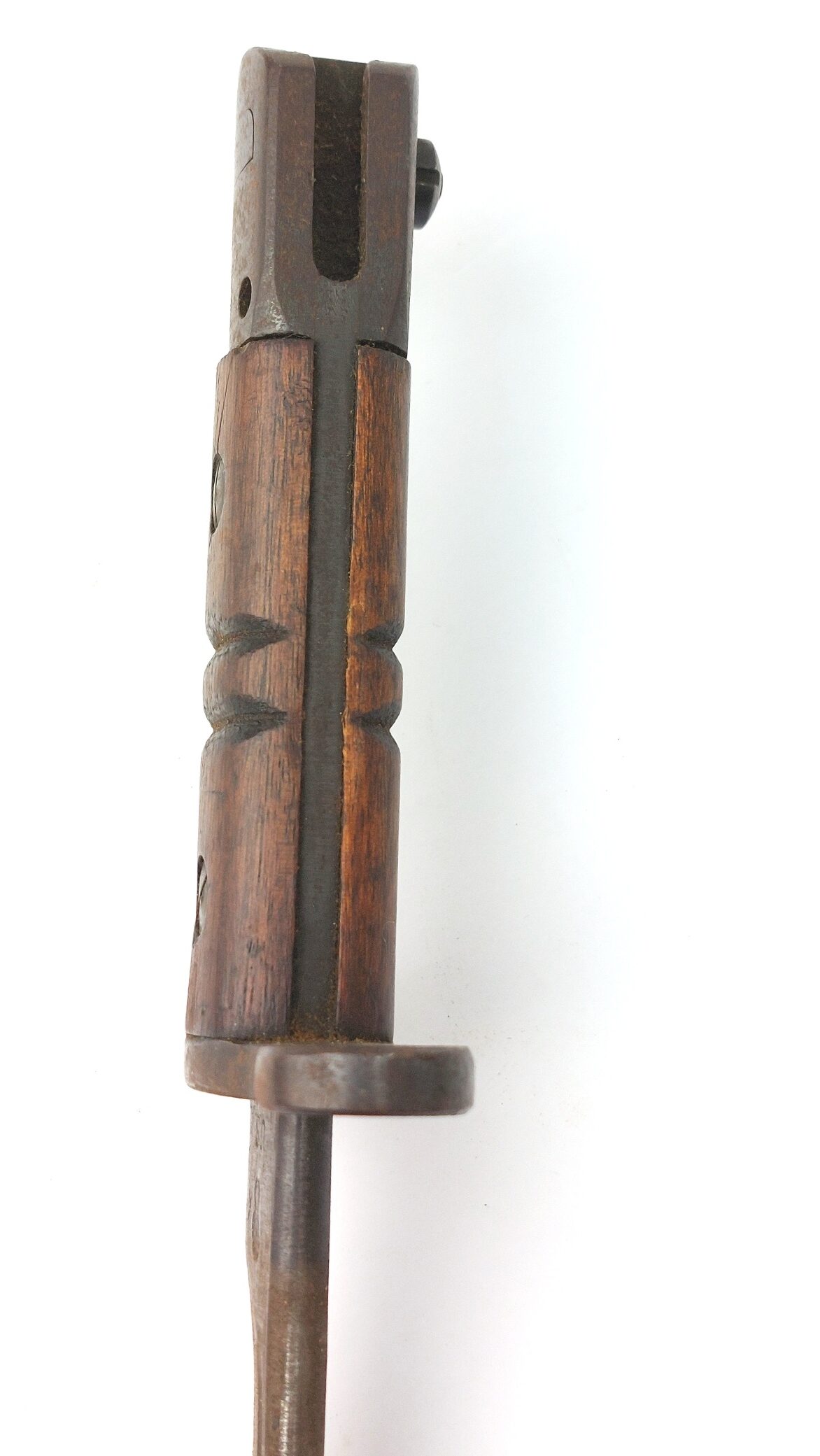 US, WW1 - Dated 1917, Winchester Model 1917 Bayonet with 1st Pattern Maxim Scabbard and WW2 British P39 Emergency Frog - Image 9