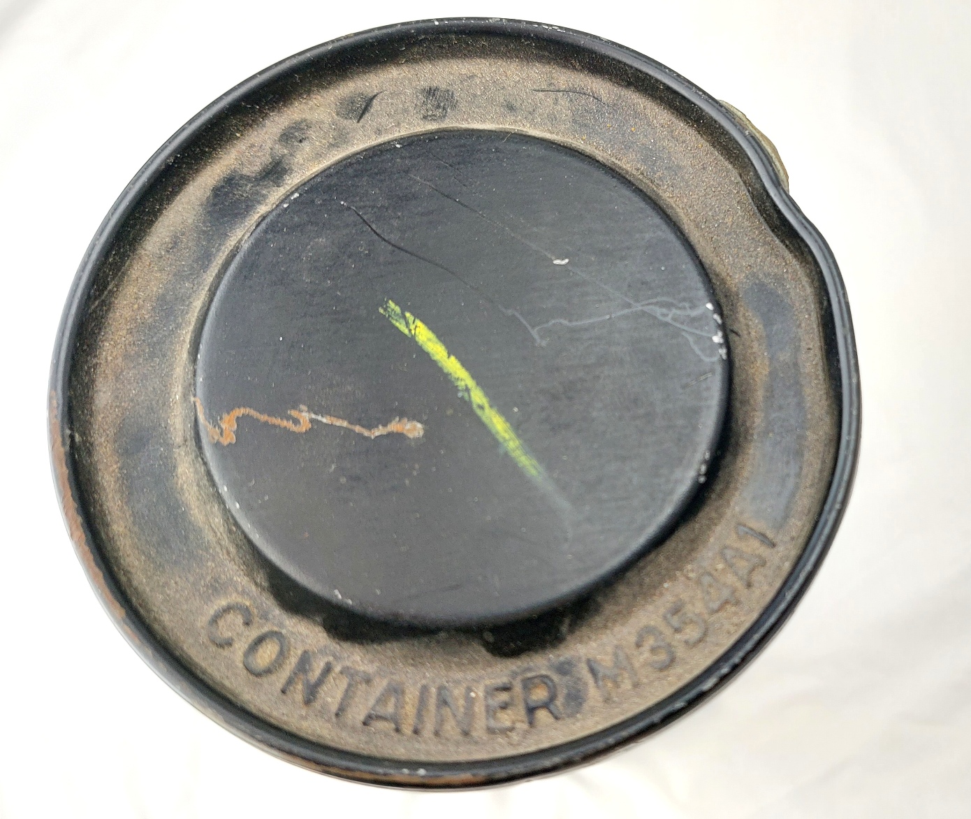 US, Vietnam Era, Practice Rifle Grenade M31 (Inert), Dated Oct 1963, with Period US G981 Rifle Grenade Transit Container - Image 10