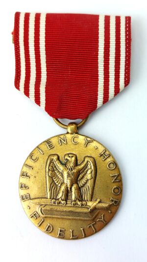 US, Post-1941 Issue, Army Good Conduct Medal, “Efficiency • Honor • Fidelity”, Vanguard Marked “G27”