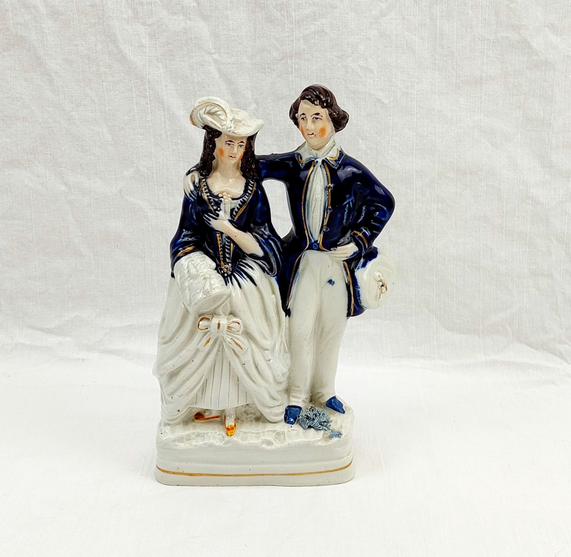 c1870 Staffordshire Courting Couple