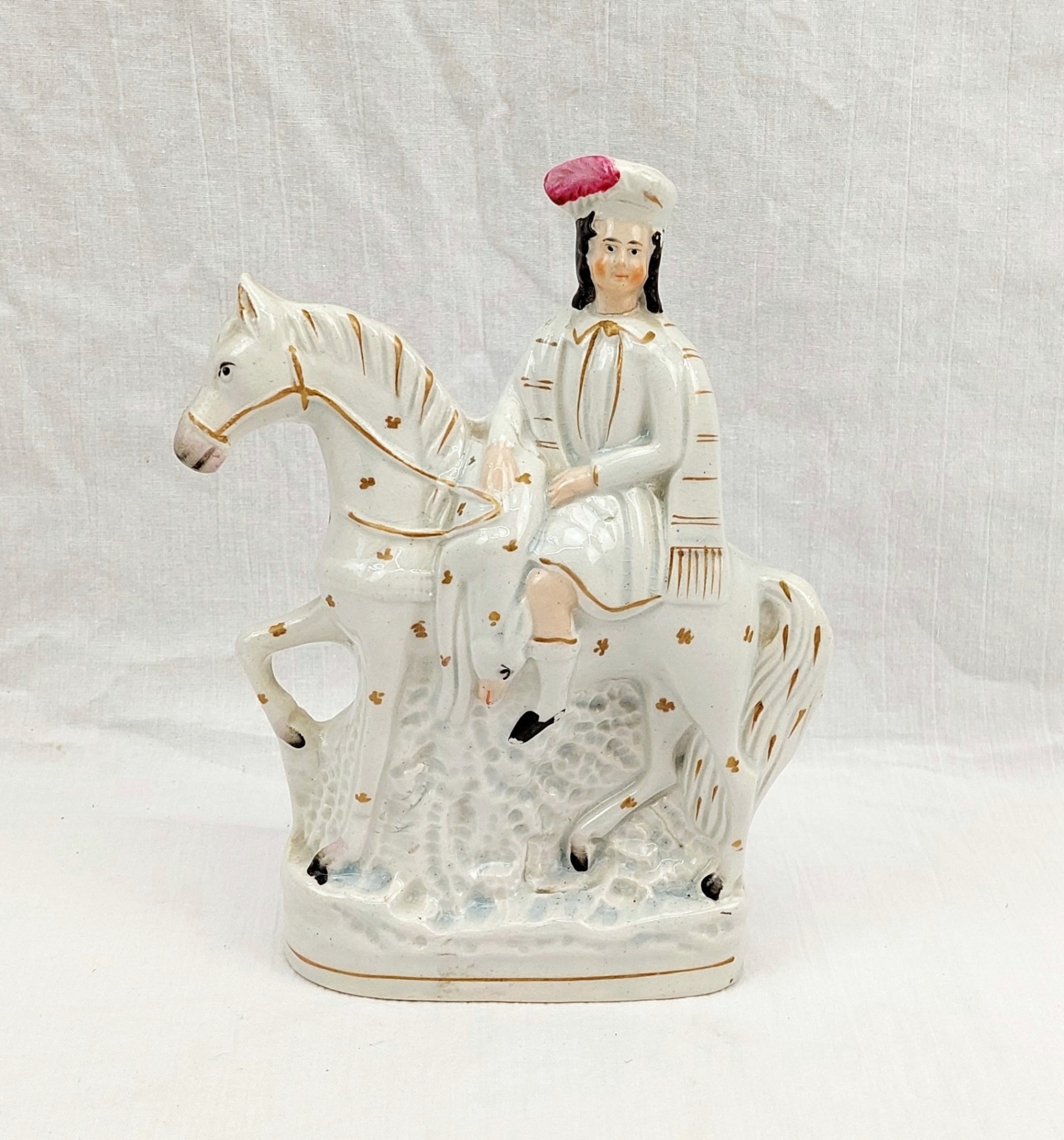 c1870 Staffordshire Scottish Laird On Horseback