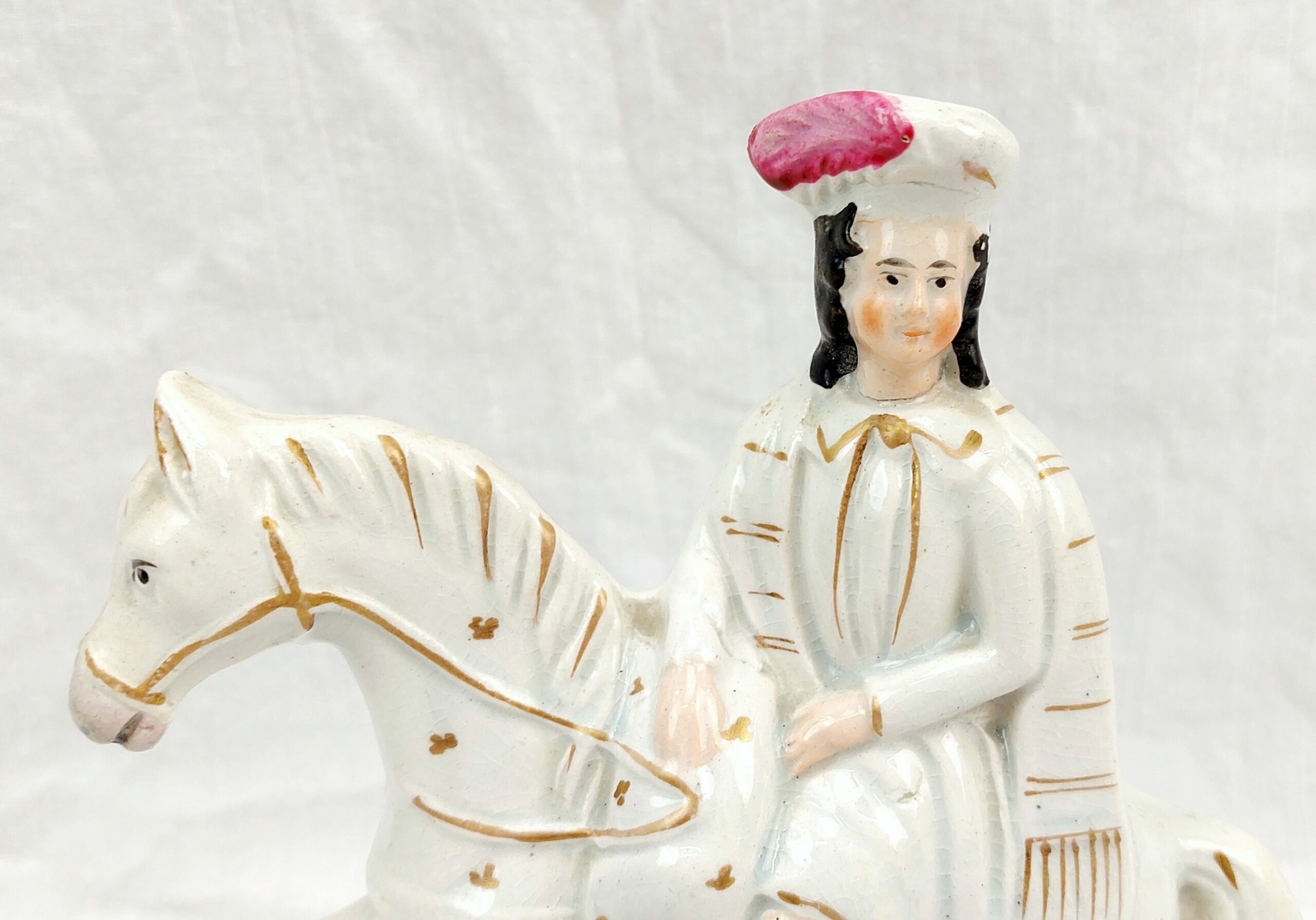 c1870 Staffordshire Scottish Laird On Horseback - Image 5