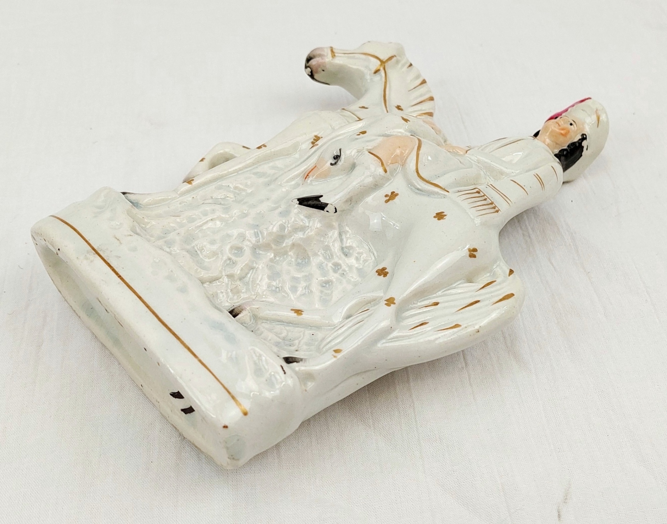 c1870 Staffordshire Scottish Laird On Horseback - Image 4