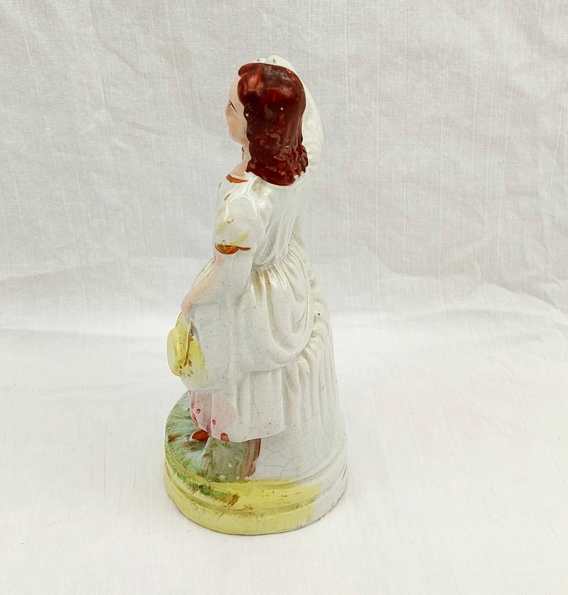 c1870 Staffordshire Young Lady - Image 2