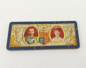 1902 Coronation Rowntrees Chocolate Tin With Original Contents