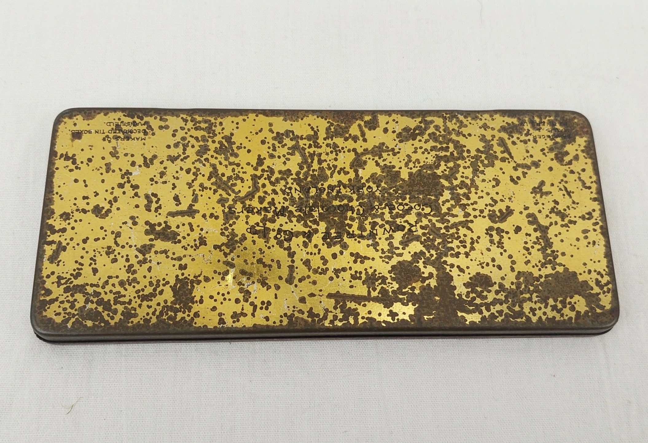 1902 Coronation Rowntrees Chocolate Tin With Original Contents - Image 5
