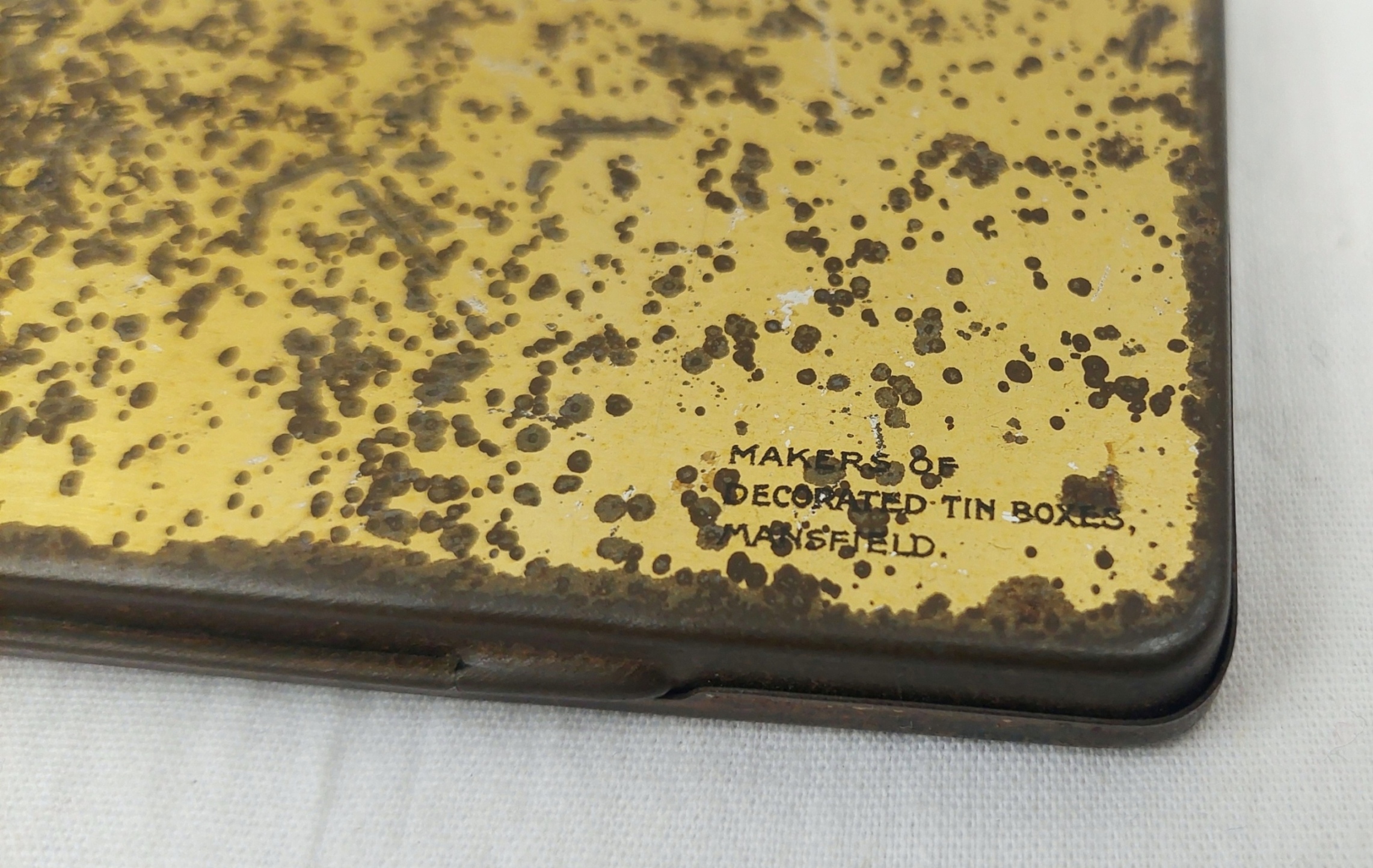 1902 Coronation Rowntrees Chocolate Tin With Original Contents - Image 7
