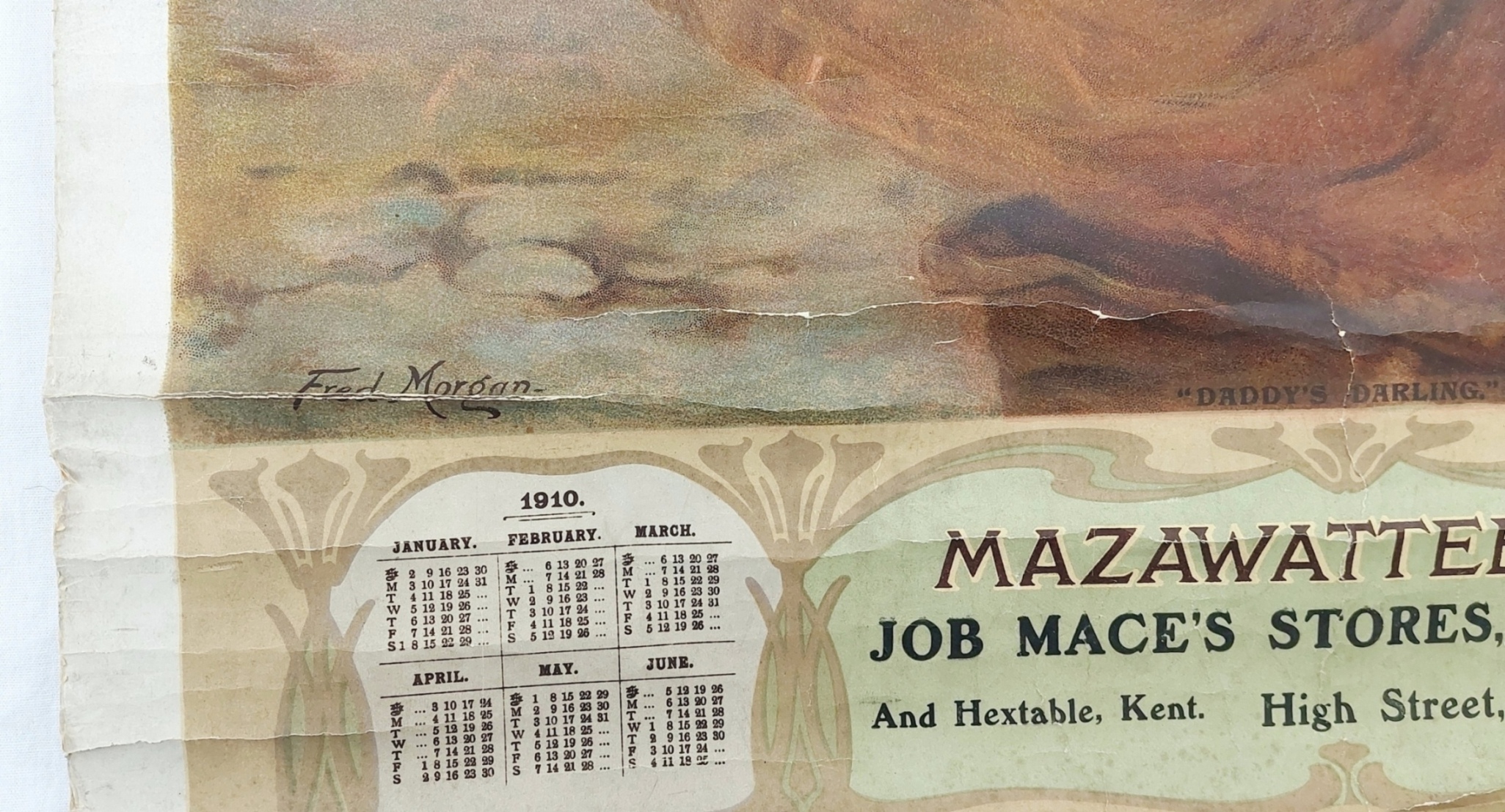 1910 Mazawattee Tea Advertising Calendar - Image 7
