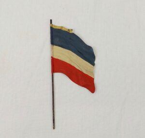 1930s Tinplate Toy Flag Of Yugoslavia