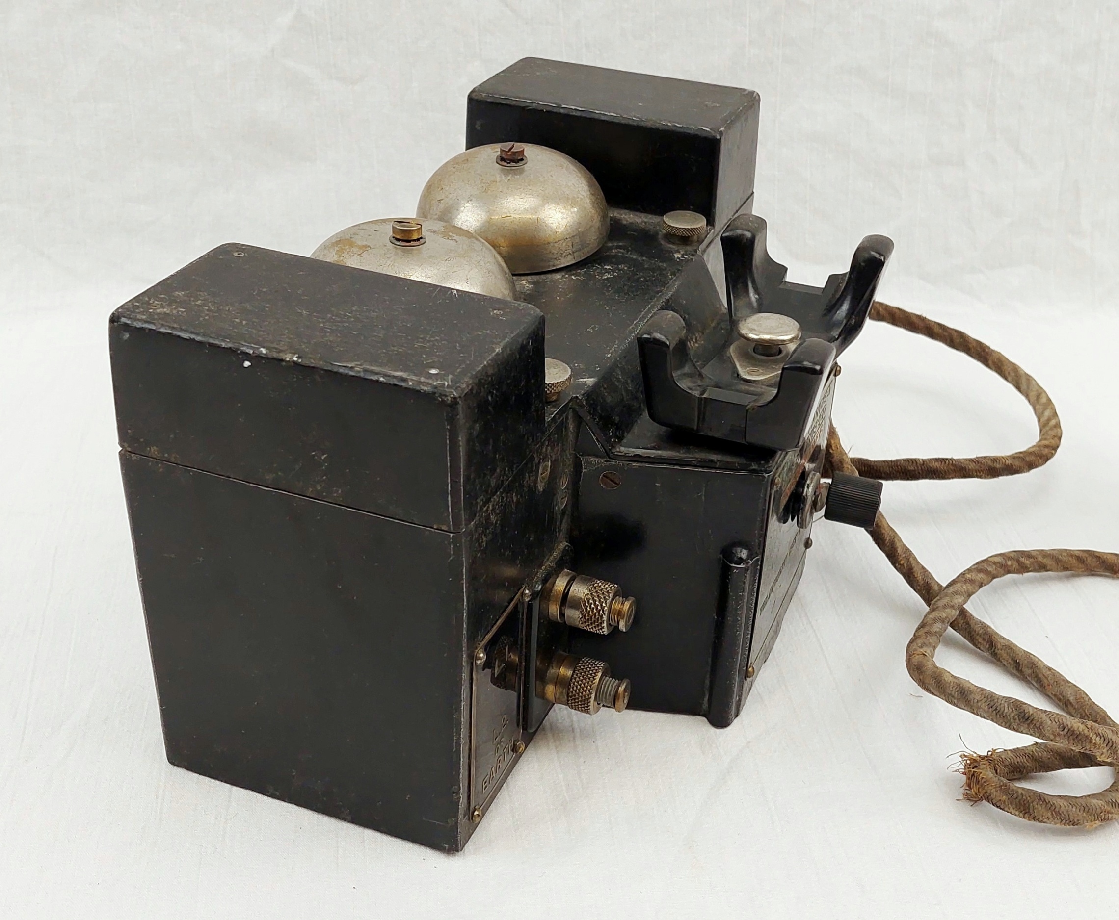 1936 Dated British Military Telephone Set Mk 17 By Telephone MFG. CO. - Image 6