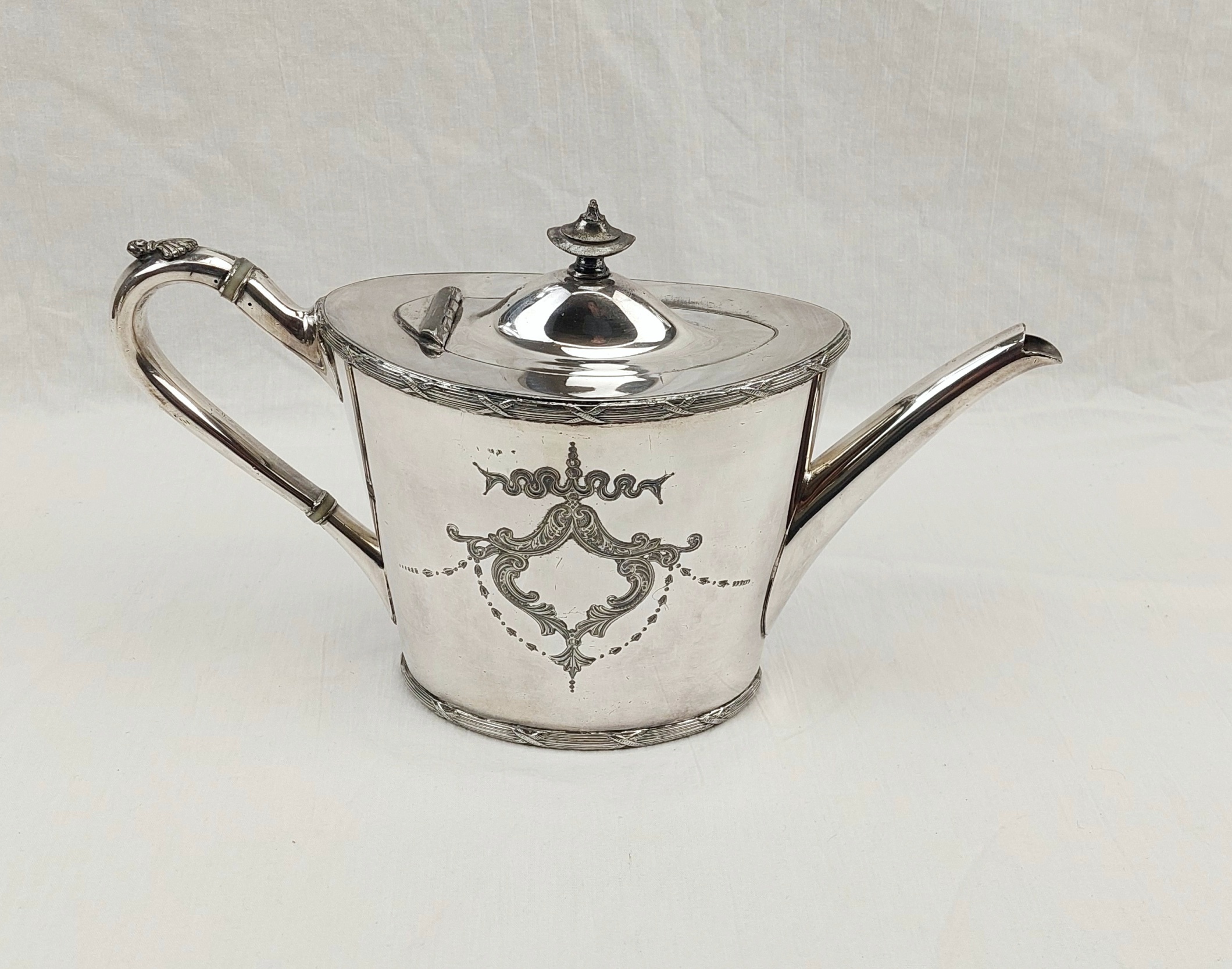 Antique Silver Plate Teapot by A.E Weeks of Southsea